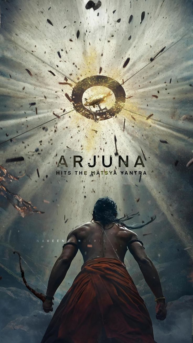 736x1308 Arjuna Wallpaper 4k. The Great Warrior