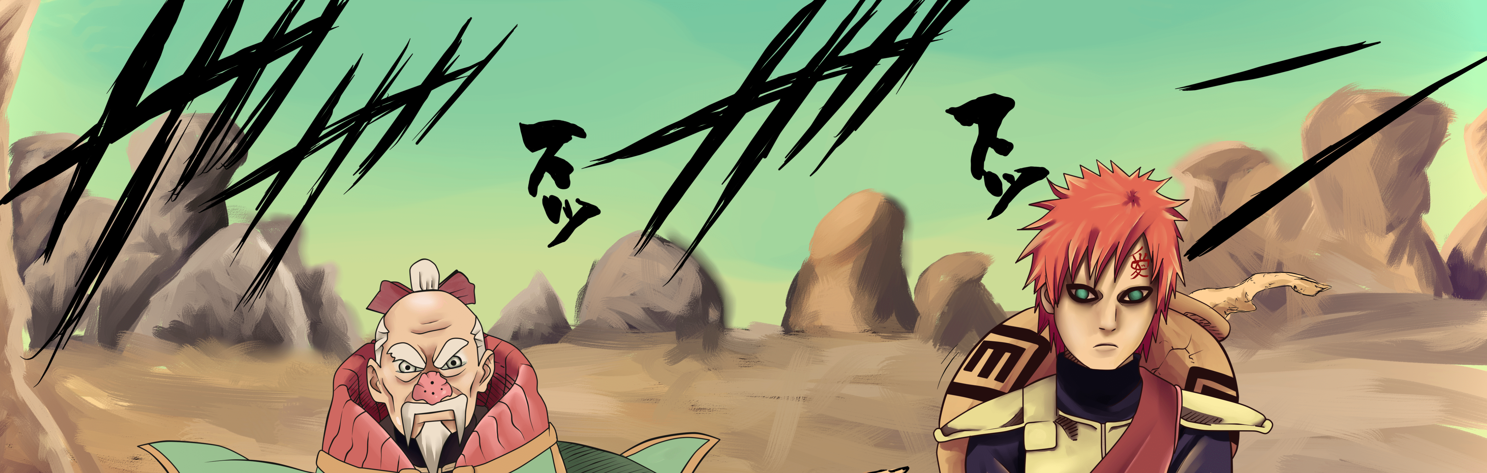 4940x1572 Ōnoki (Naruto) Picture and Image: Free HD Downloads