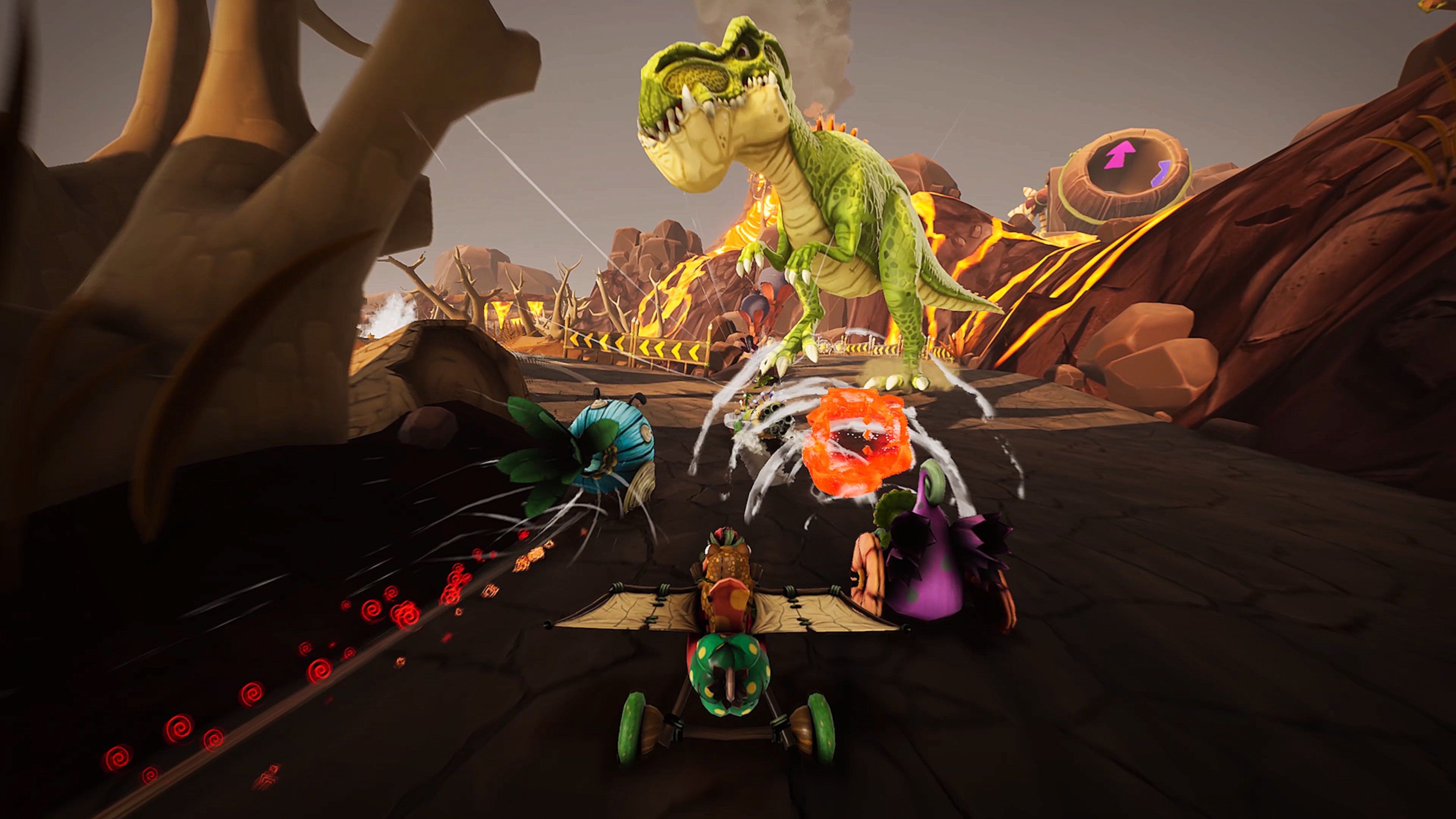 3840x2160 Gigantosaurus: Dino Kart