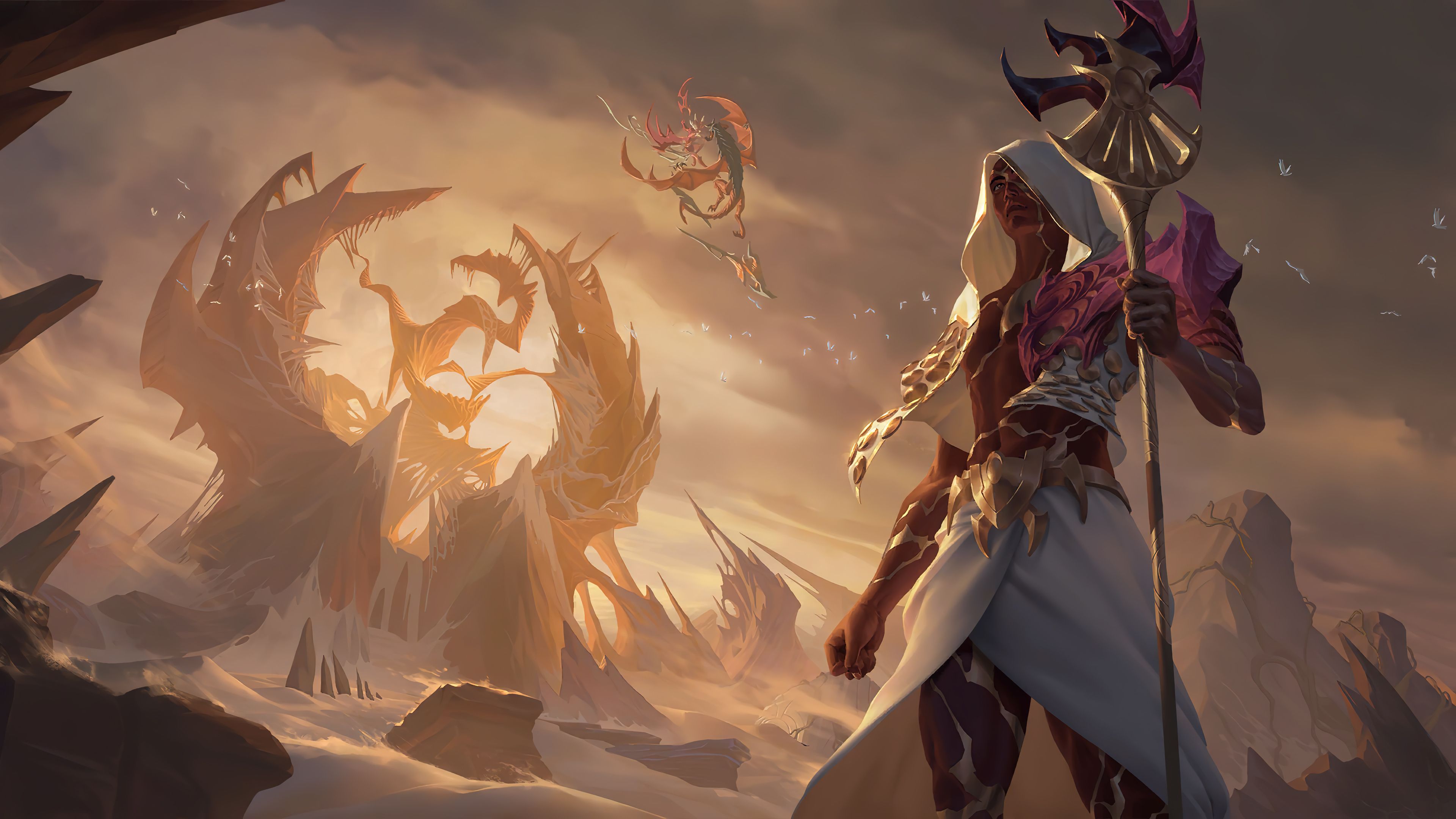 3840x2160 Darkinthrall Shurima Runeterra Wallpaper 4K HD PC i