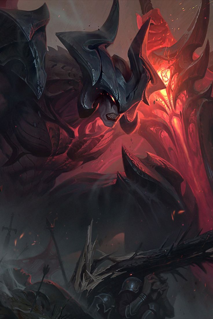 736x1104 Aatrox, the Darkin Blade League of Legends art