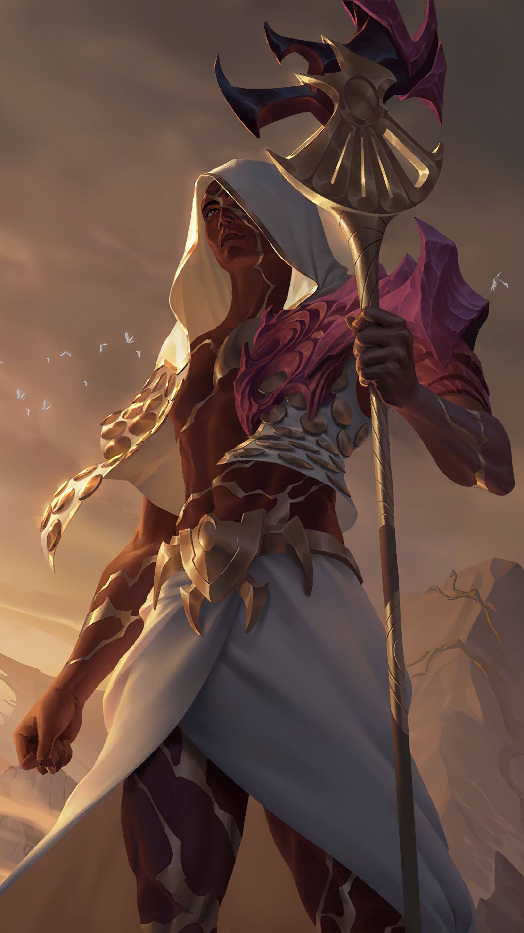 2160x3840 Darkinthrall Shurima Runeterra 4K Wallpaper iPhone HD Phone i