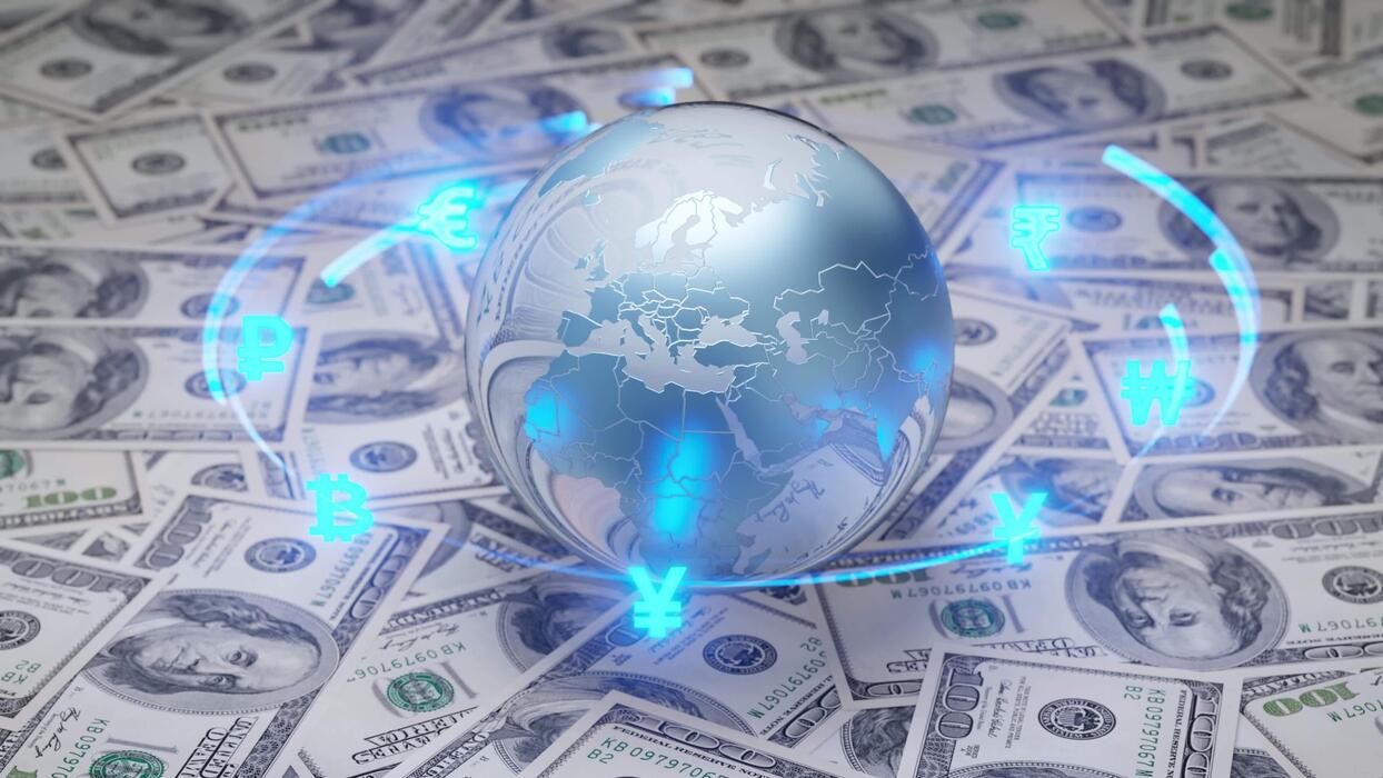 1244x700 Money Transfers and Global Currency Exchange Concept