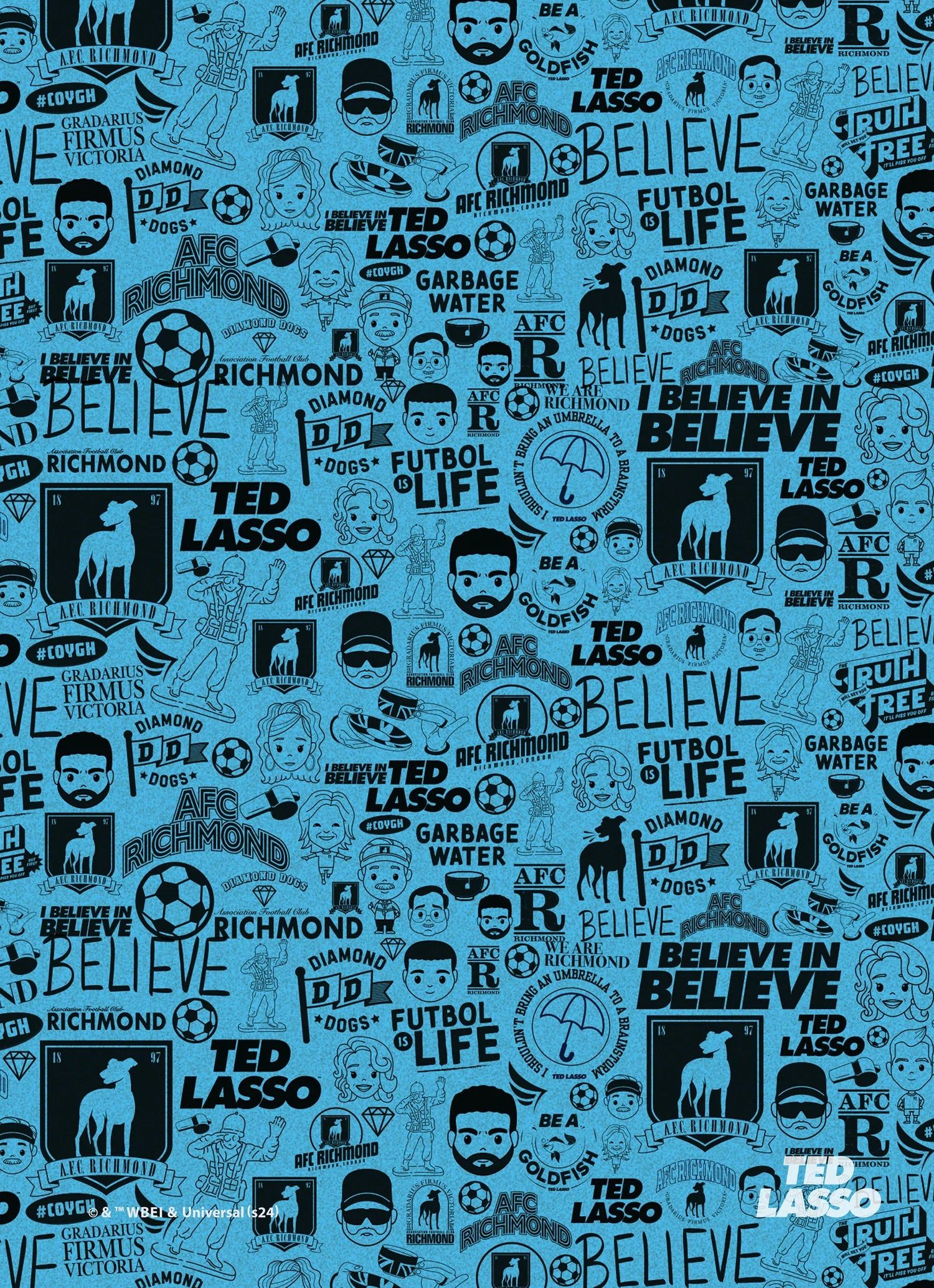 1500x2067 Ted Lasso Wallpaper Prints