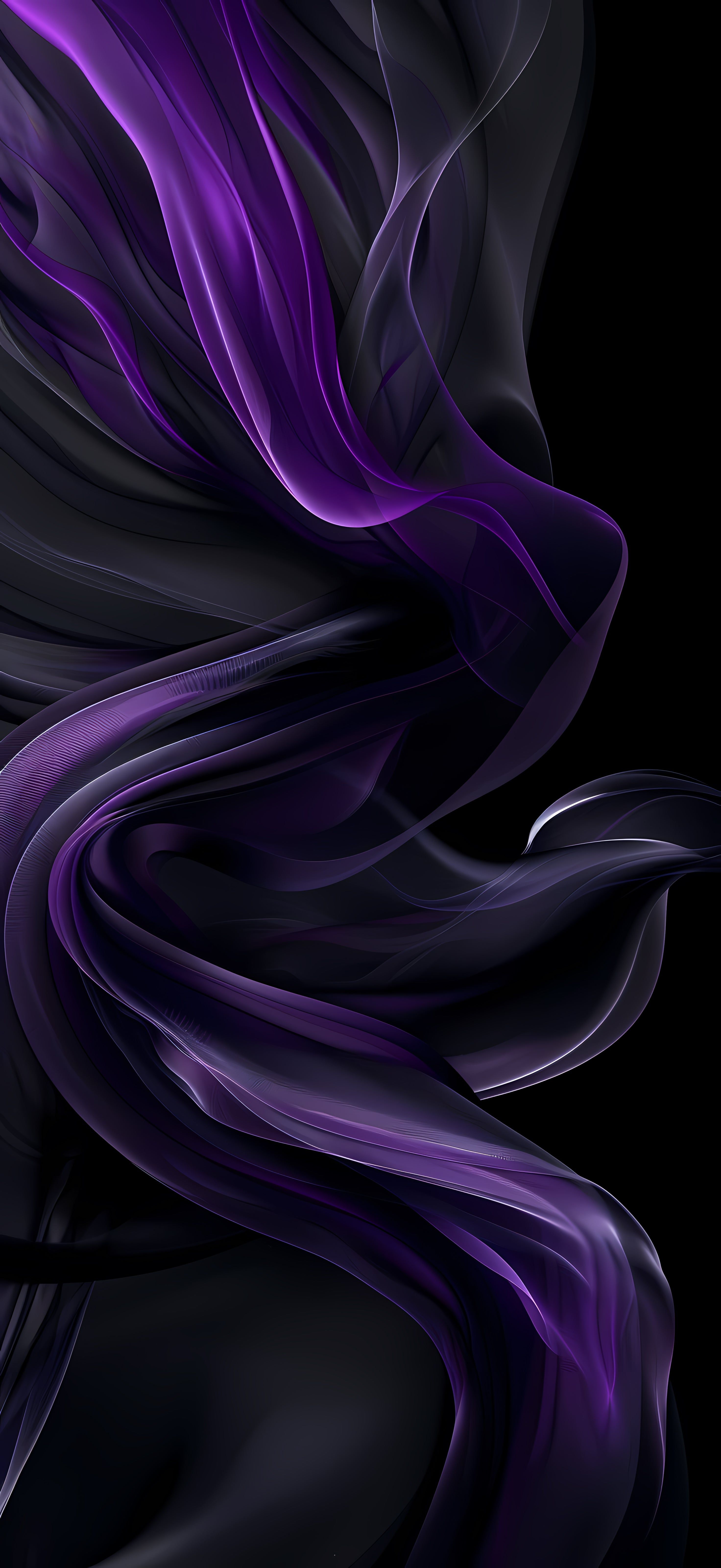 2944x6400 4k Purple Wallpaper