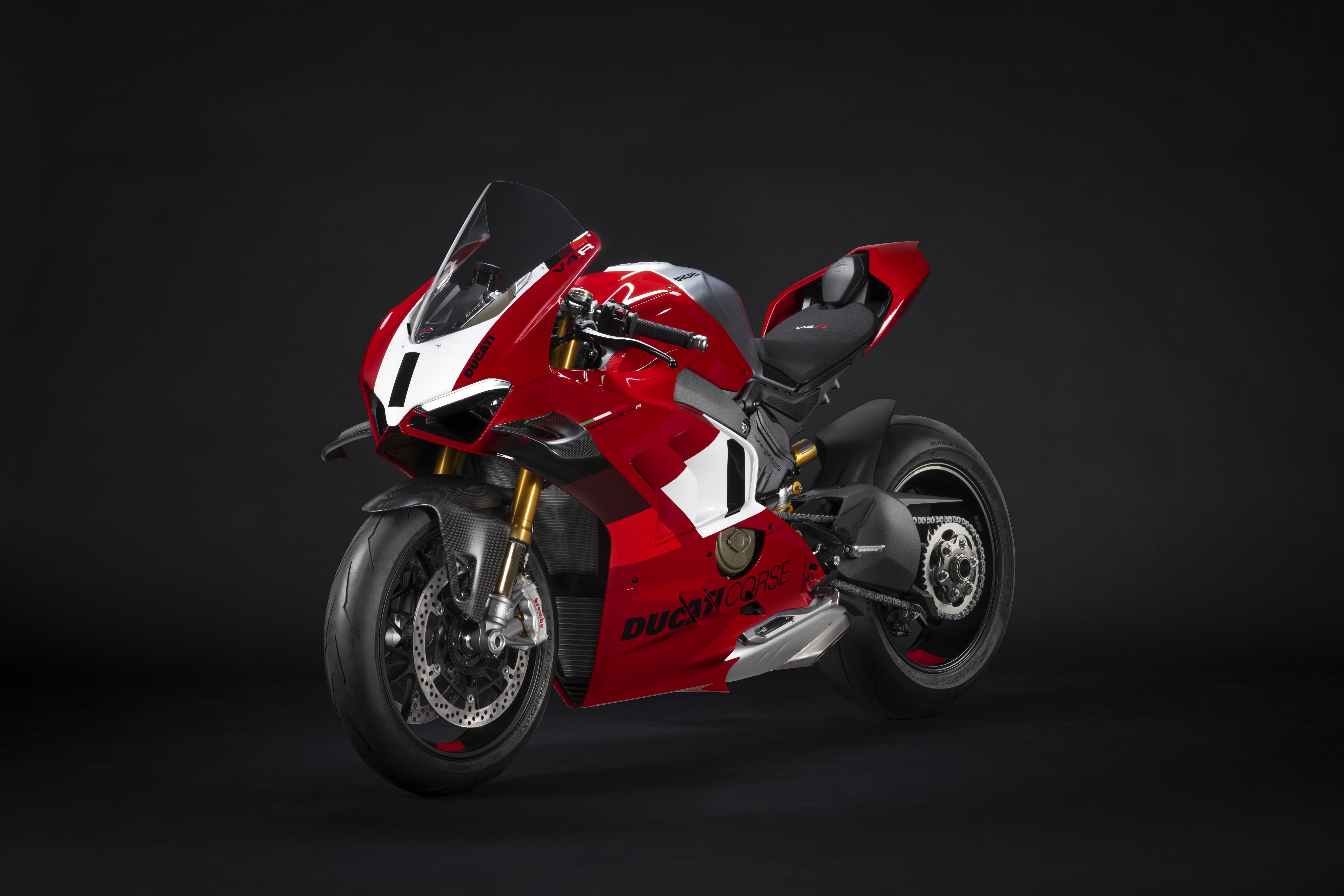 8256x5504 Ducati Panigale V4 R Wallpaper 4K, Sports bikes, Dark background