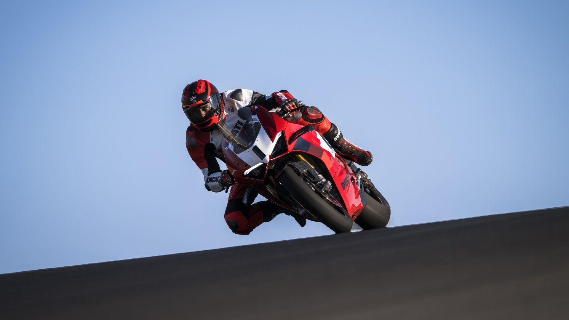 1920x1080 Ducati Panigale V4 R Action Shot Motorcycle Wallpaperx2160
