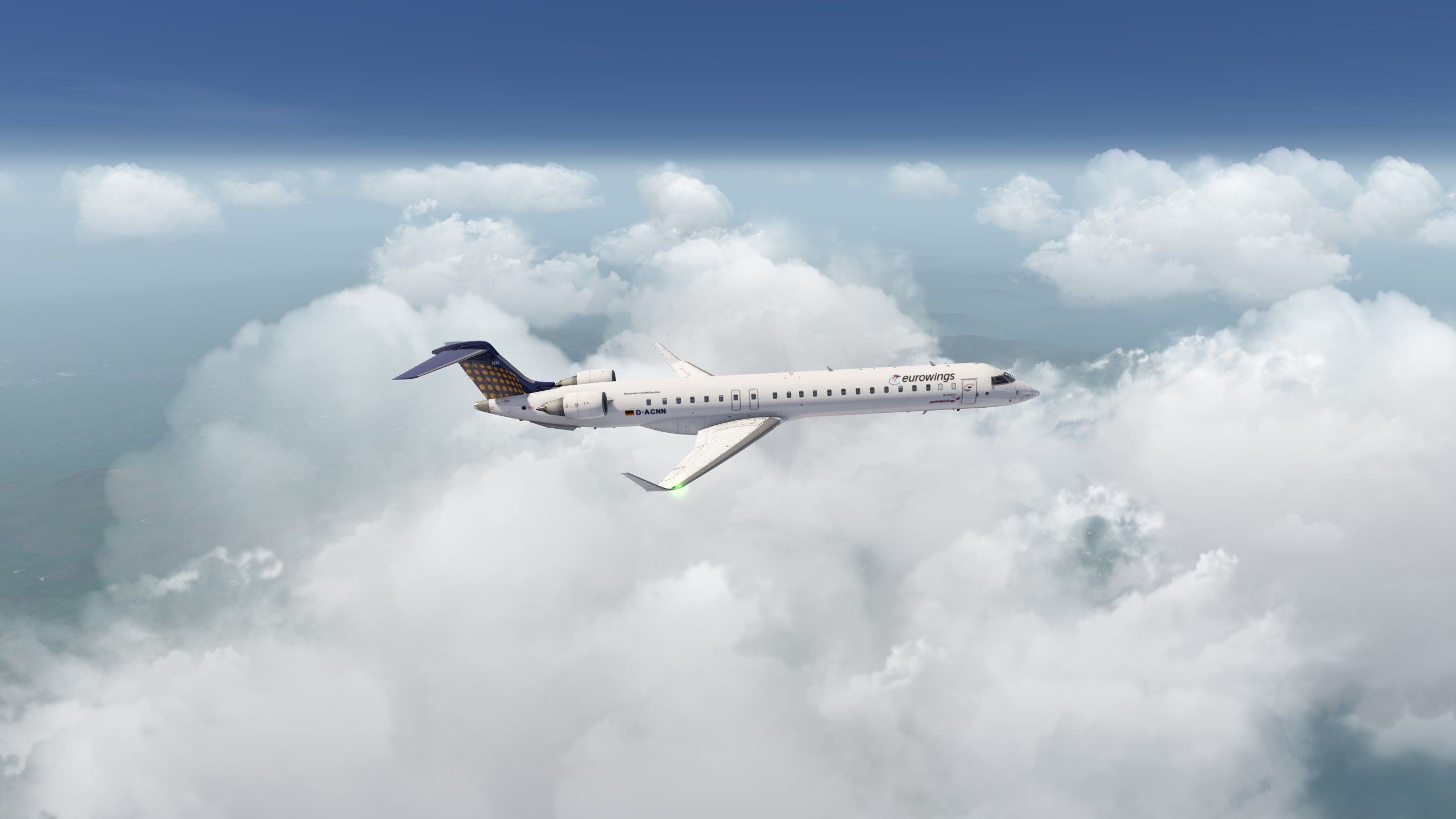2560x1440 Eurowings Above the Clouds Aerofly Forum
