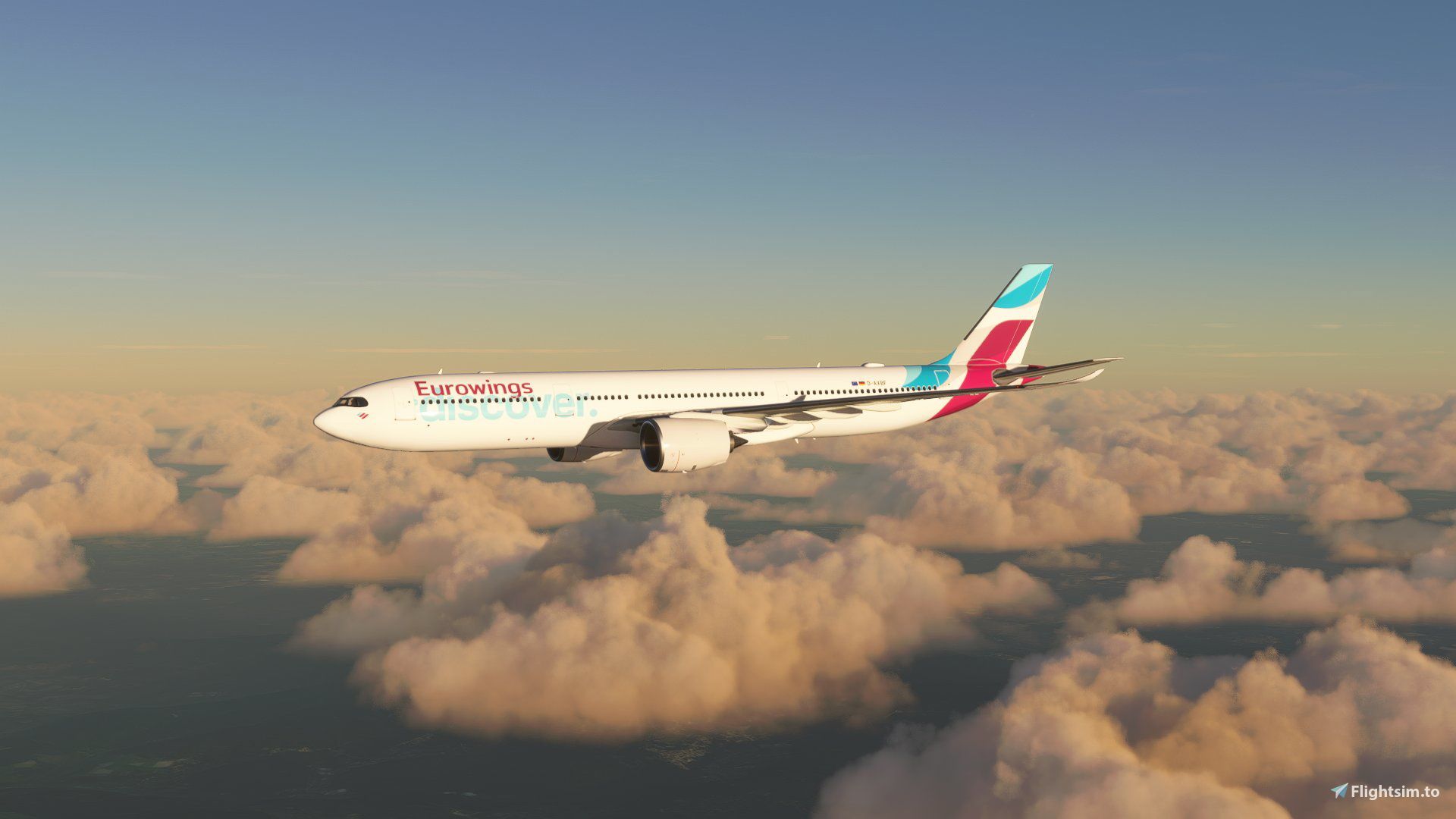 1920x1080 EUROWINGS DISCOVER A330 900 Neo Liveries For MSFS