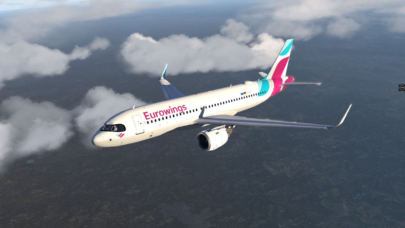 1600x900 Eurowings FF A320neo Livery Skins Plane.Org Forum