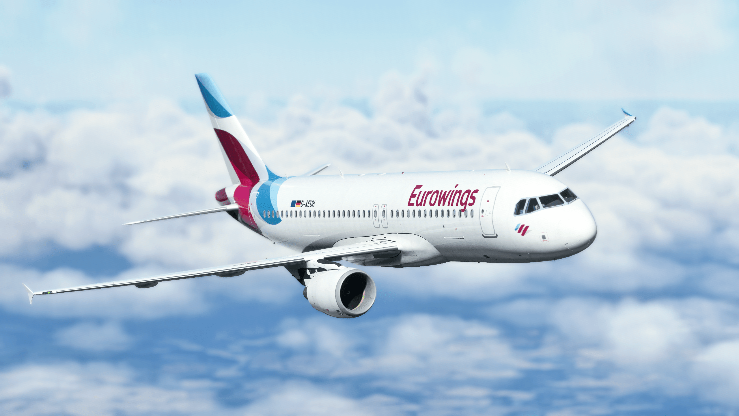 2560x1440 Screenshots of my recent spree of Eurowings flights