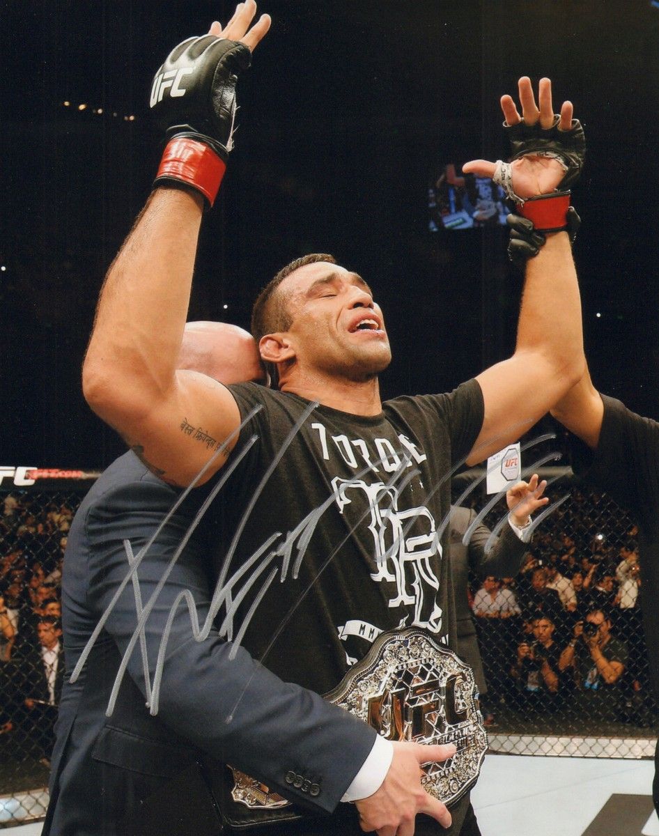 946x1200 FABRICIO WERDUM SIGNED AUTO'D 11X14 PHOTO UFC 188 STRIKEFORCE PRIDE FC CHAMP A