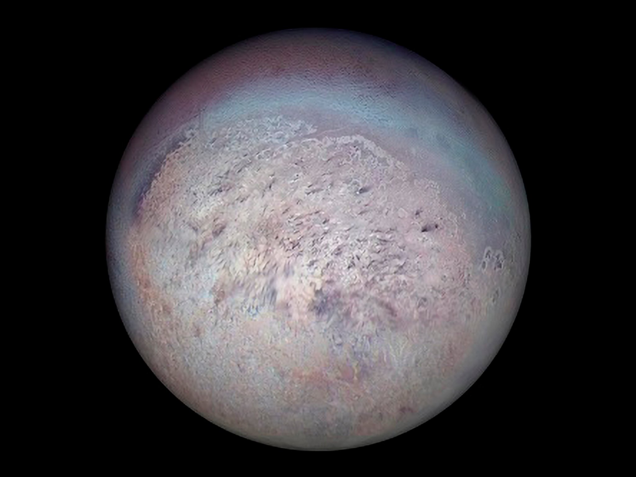 2048x1536 Neptune's Moon Triton Fosters Rare Icy Union