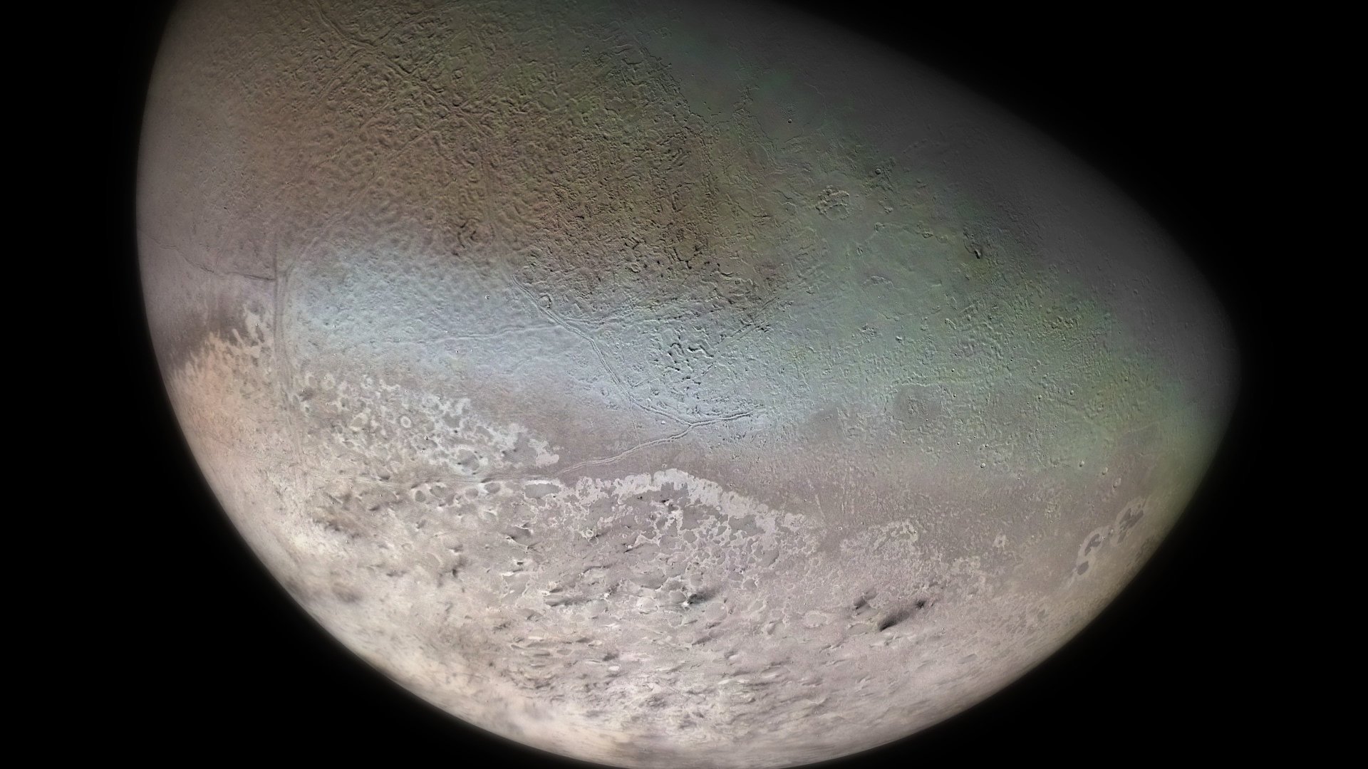 1920x1080 A Captured Ice Moon