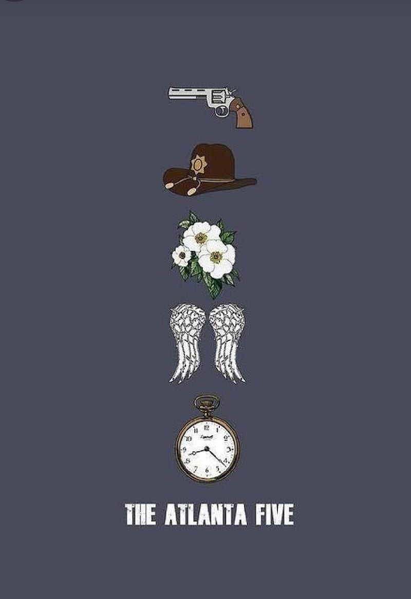 800x1165 The walking dead, carl, carol, daryl, glenn, rick, the atlanta HD phone wallpaper
