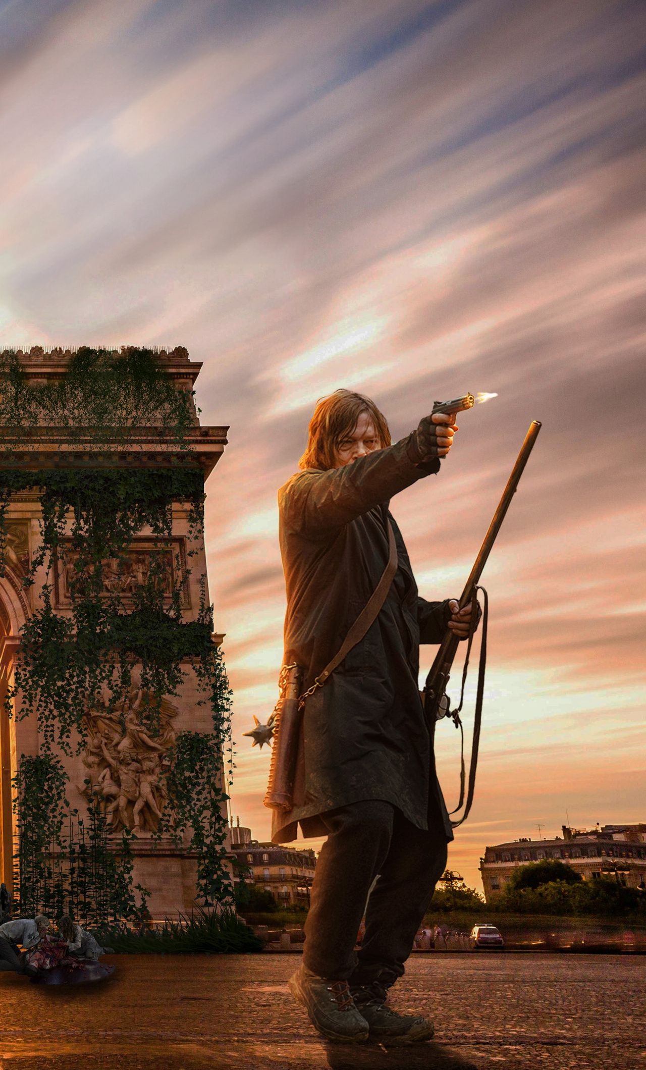 1280x2120 The Walking Dead Daryl Dixon The Book Of Carol Season 2 Tv Series iPhone , HD 4k Wallpaper, Image, Background, Photos and Picture