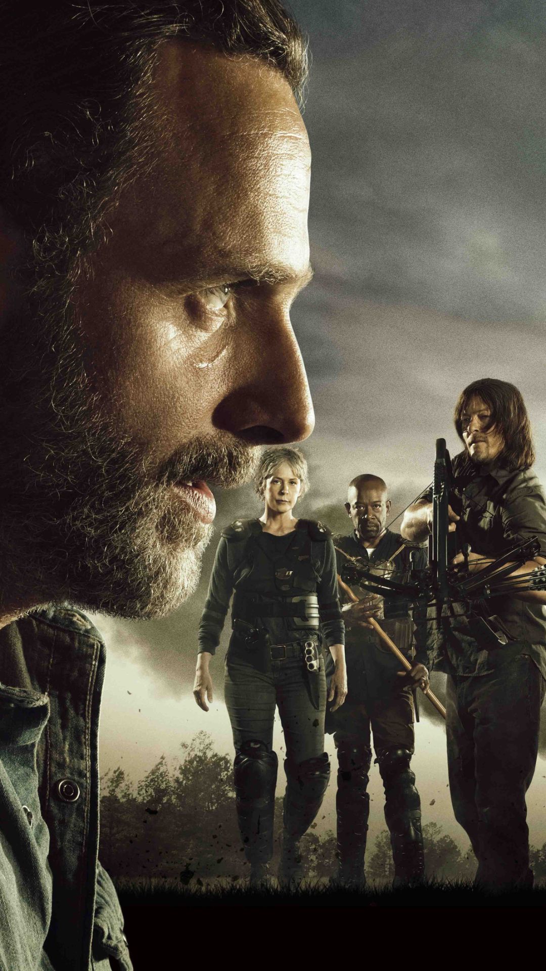 1080x1920 Phone wallpaper: Melissa Mcbride, Daryl Dixon, Tv Show, The Walking Dead, Rick Grimes, Andrew Lincoln, Carol Peletier, Norman Reedus, Lennie James, Morgan Jones 1287701