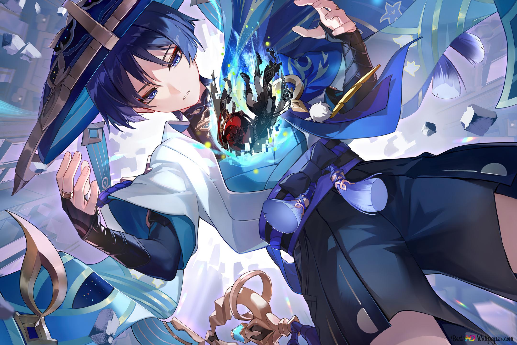 2160x1440 Wanderer 'Scaramouche' Impact (Anime Video Game) 4K wallpaper download