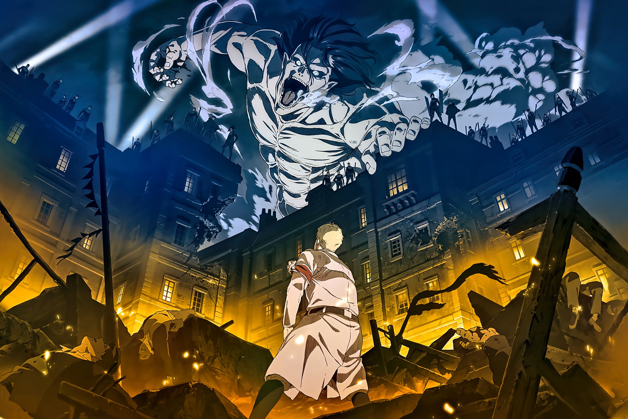 2160x1440 Desktop wallpaper: Anime, Attack On Titan, Shingeki No Kyojin 4K free download for PC. 1180568