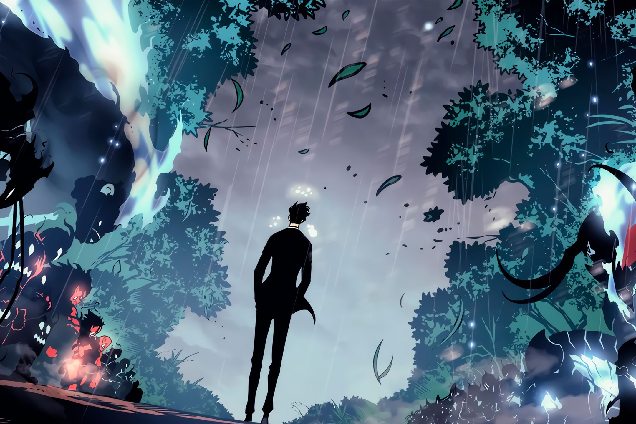 2160x1440 Desktop wallpaper: Sung Jin Woo, Anime 4K free download for PC. 1401897