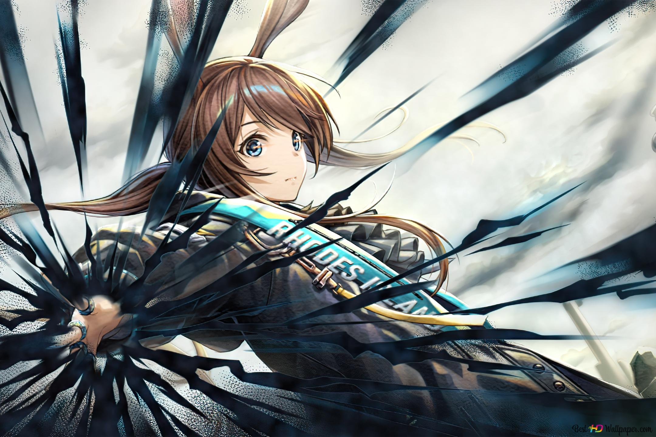2160x1440 Guard 'Amiya' (Anime Video Game) 4K wallpaper download