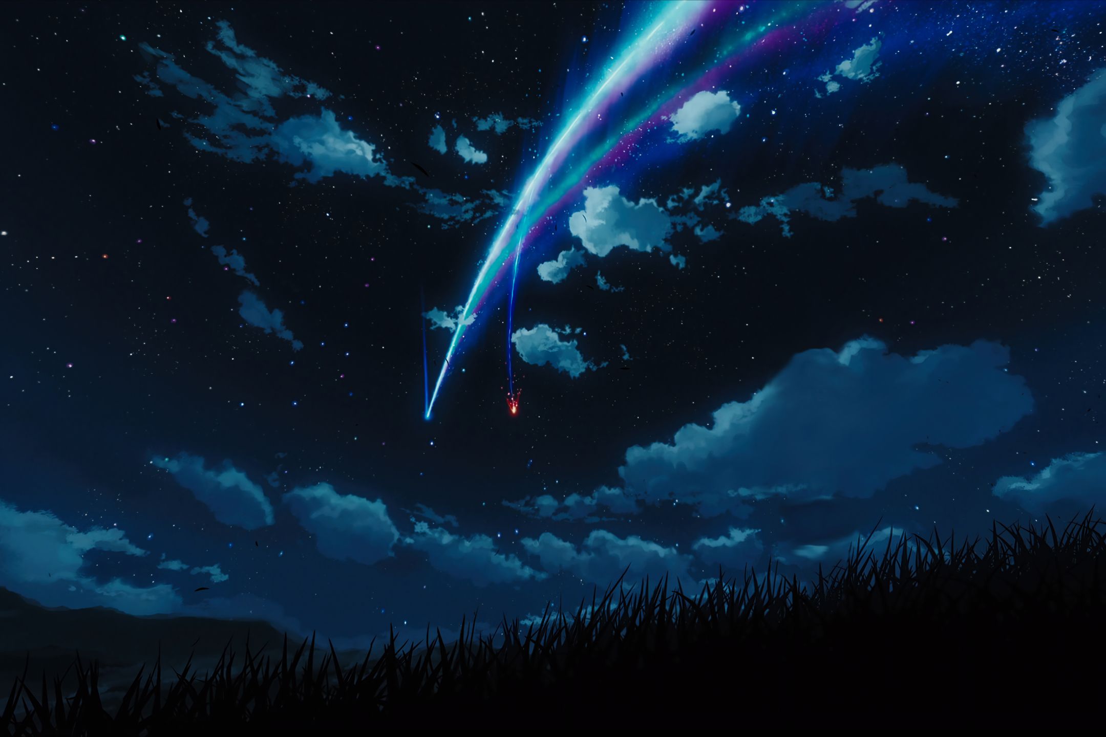 2160x1440 Desktop wallpaper: Your Name, Comet, Anime, Kimi No Na Wa 4K free download for PC. 1411850