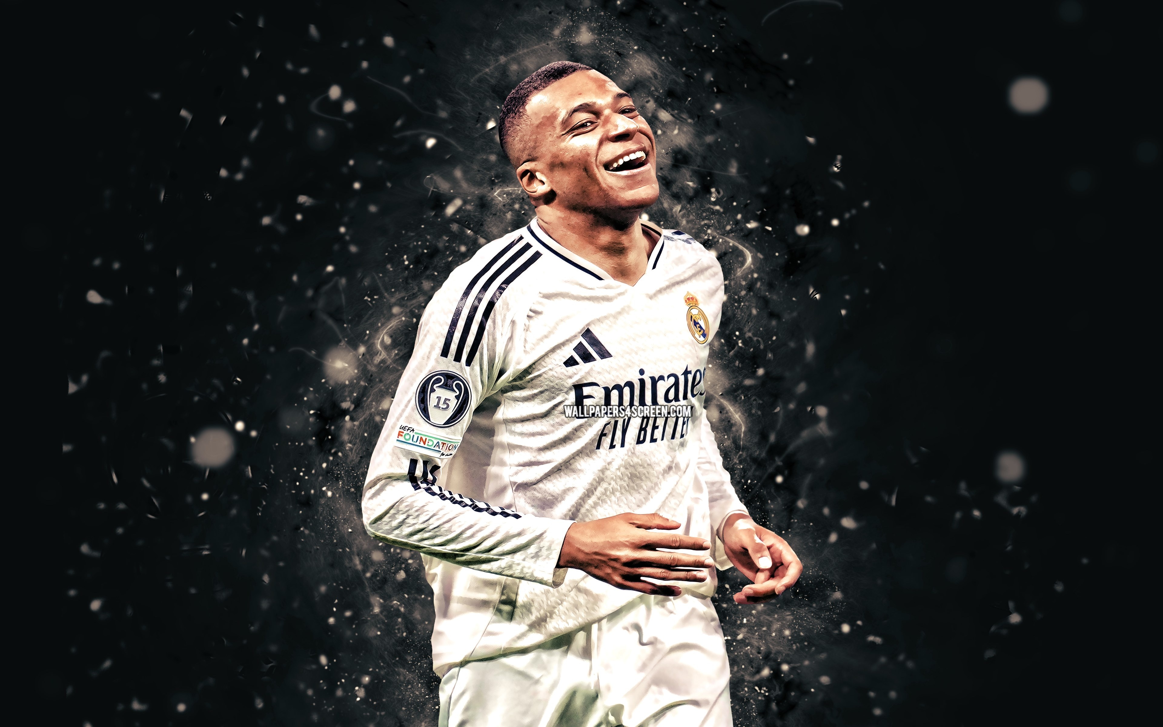 3840x2400 Wallpaper football, soccer, Real Madrid, french, Kylian Mbappe, Kylian, Mbappe for mobile and desktop, section спорт, resolution 3840x2400