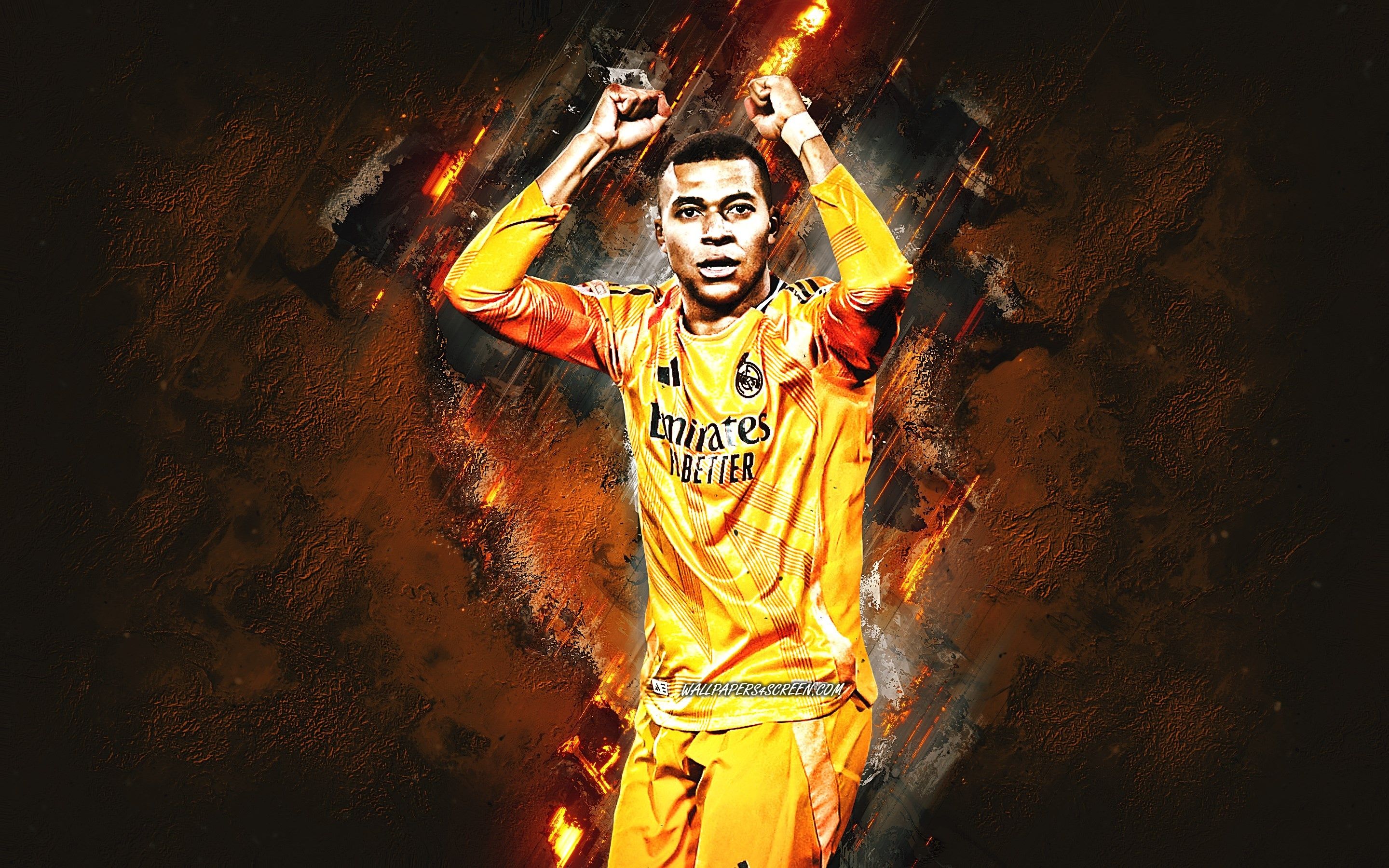 2880x1800 Обои football, soccer, Real Madrid, french, Kylian Mbappe, Kylian, Mbappe на телефон и рабочий стол, раздел спорт, разрешение 2880x1800 - скачать