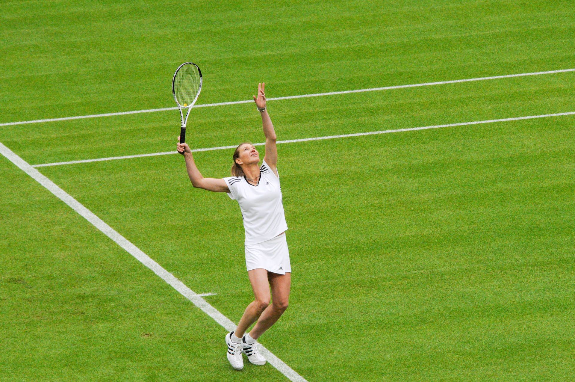 1920x1275 Download free Steffi Graf Ball Toss Wallpaper