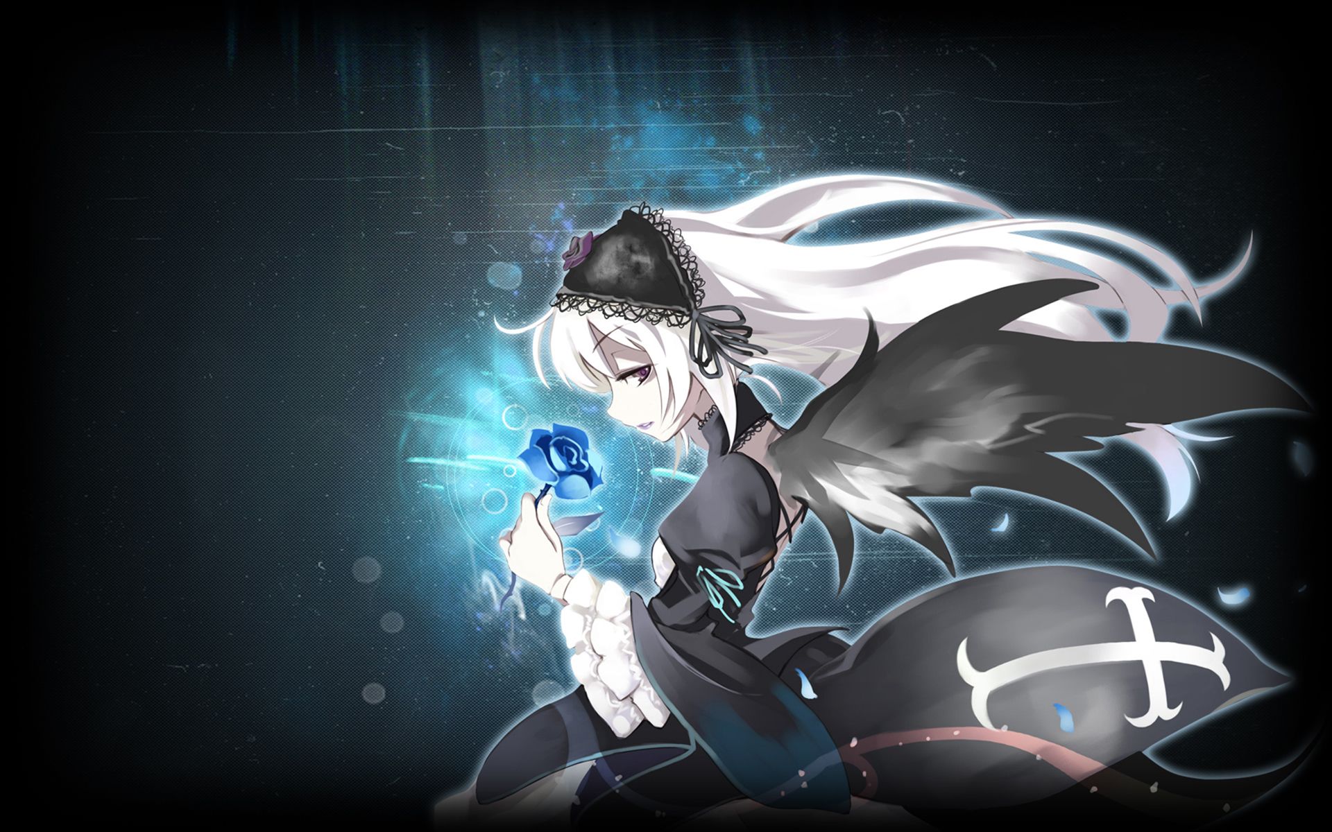1920x1200 Wallpaper darkness, rozen maiden, suigintou, anime, chrest. for mobile and desktop, section прочее, resolution 1920x1200