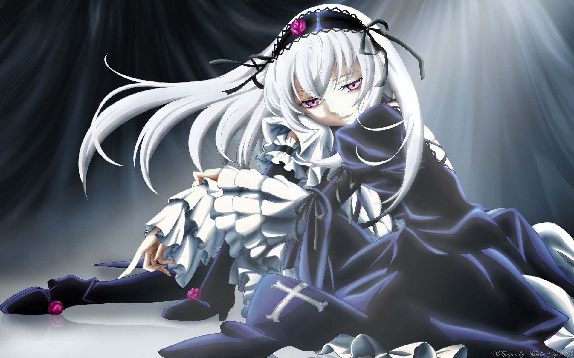 1920x1200 Wallpaper doll, dress, suigintou, rozen maden for mobile and desktop, section прочее, resolution 1920x1200