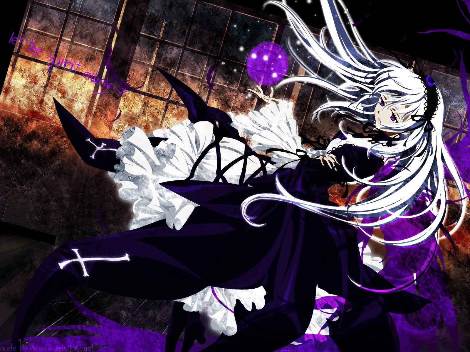 1600x1200 Suigintou Maiden Anime Image Board