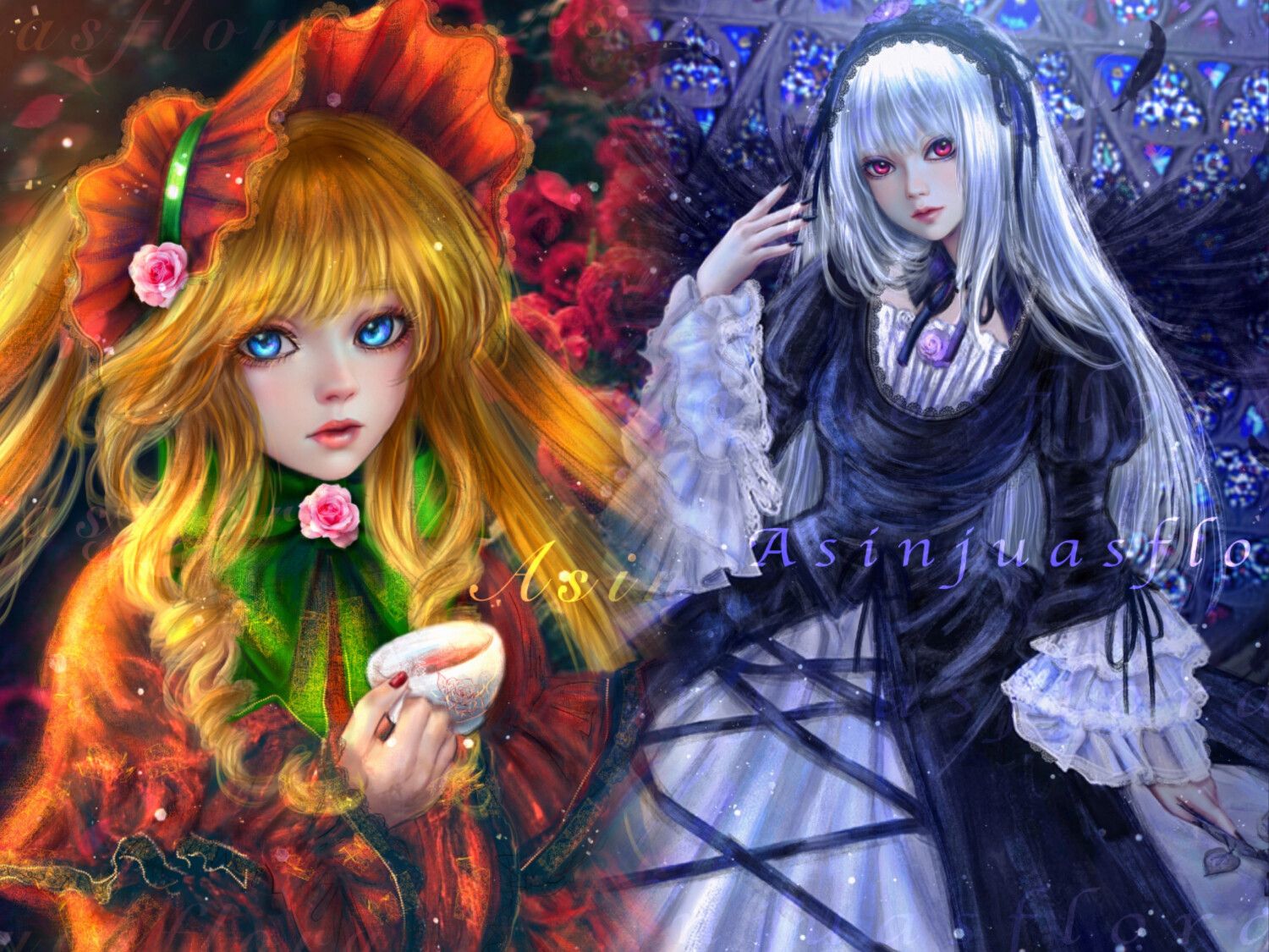 1500x1125 Suigintou 水銀燈-ローゼンメイデン Rozen Maiden