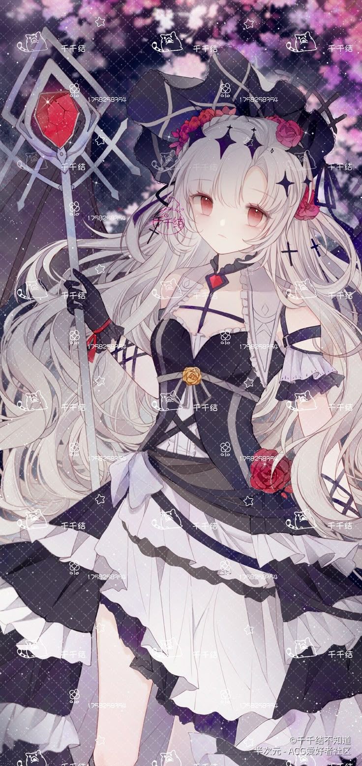 736x1554 Suigintou fanart. Arcaea hikari, Love nikki fanart, Anime goth girl