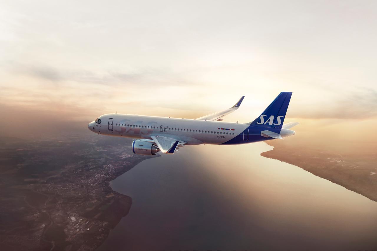 1280x853 A320 Neo Sunset Aerial View Sas