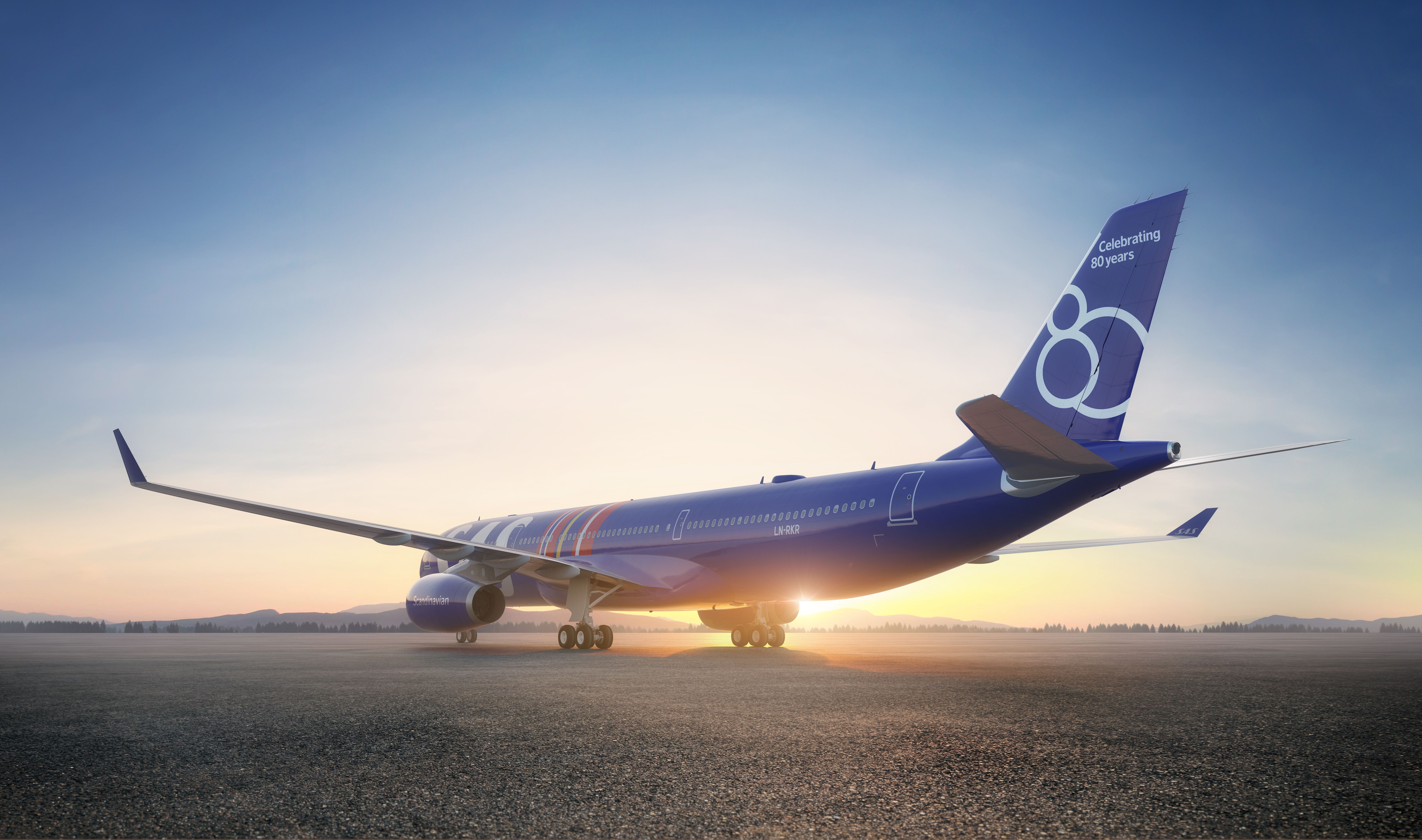 8000x4728 SAS 80 Anniversary Livery