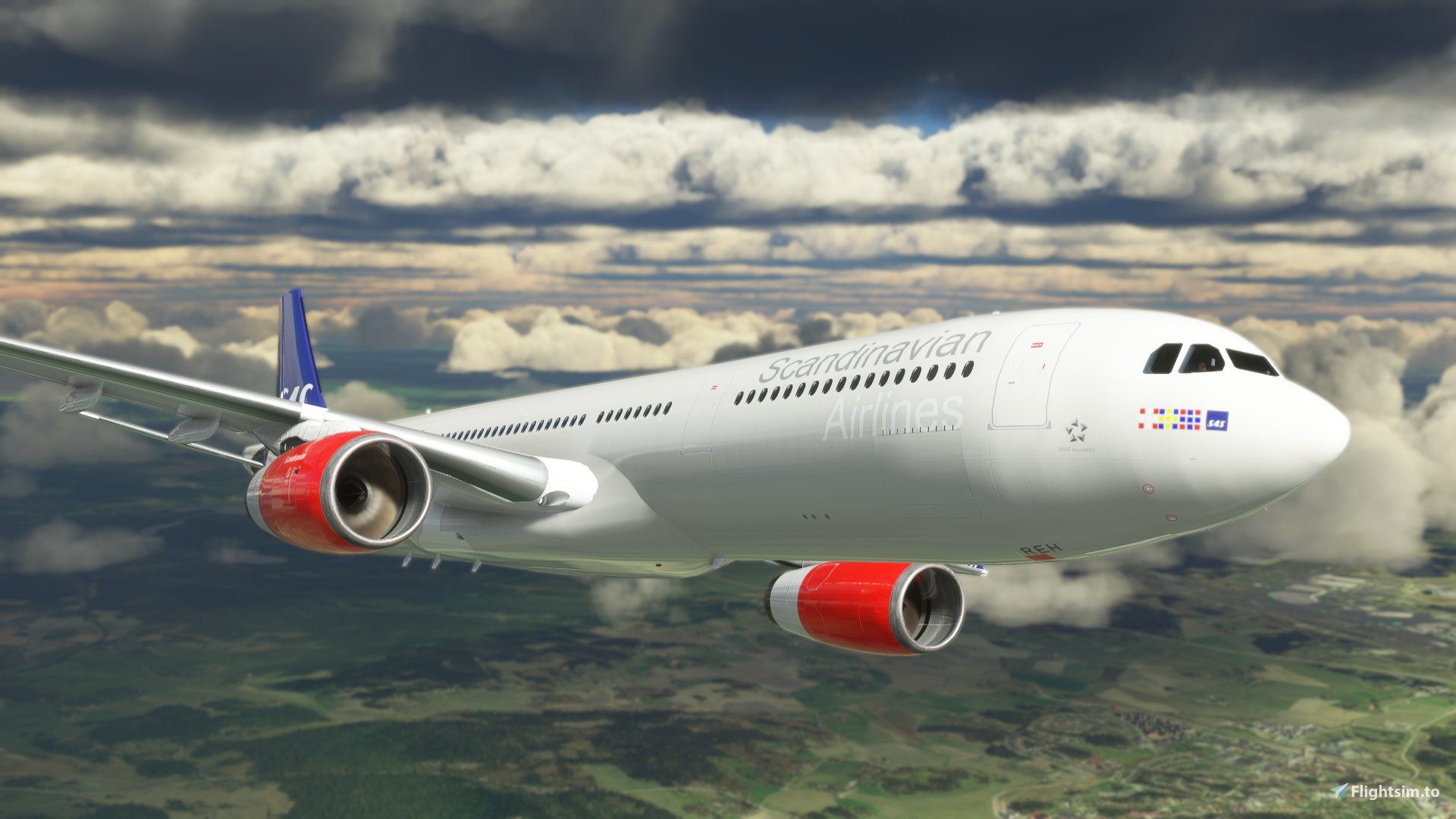 1920x1080 PMP A330 300 Scandinavian AirlinesK. Discontinued Liveries For MSFS