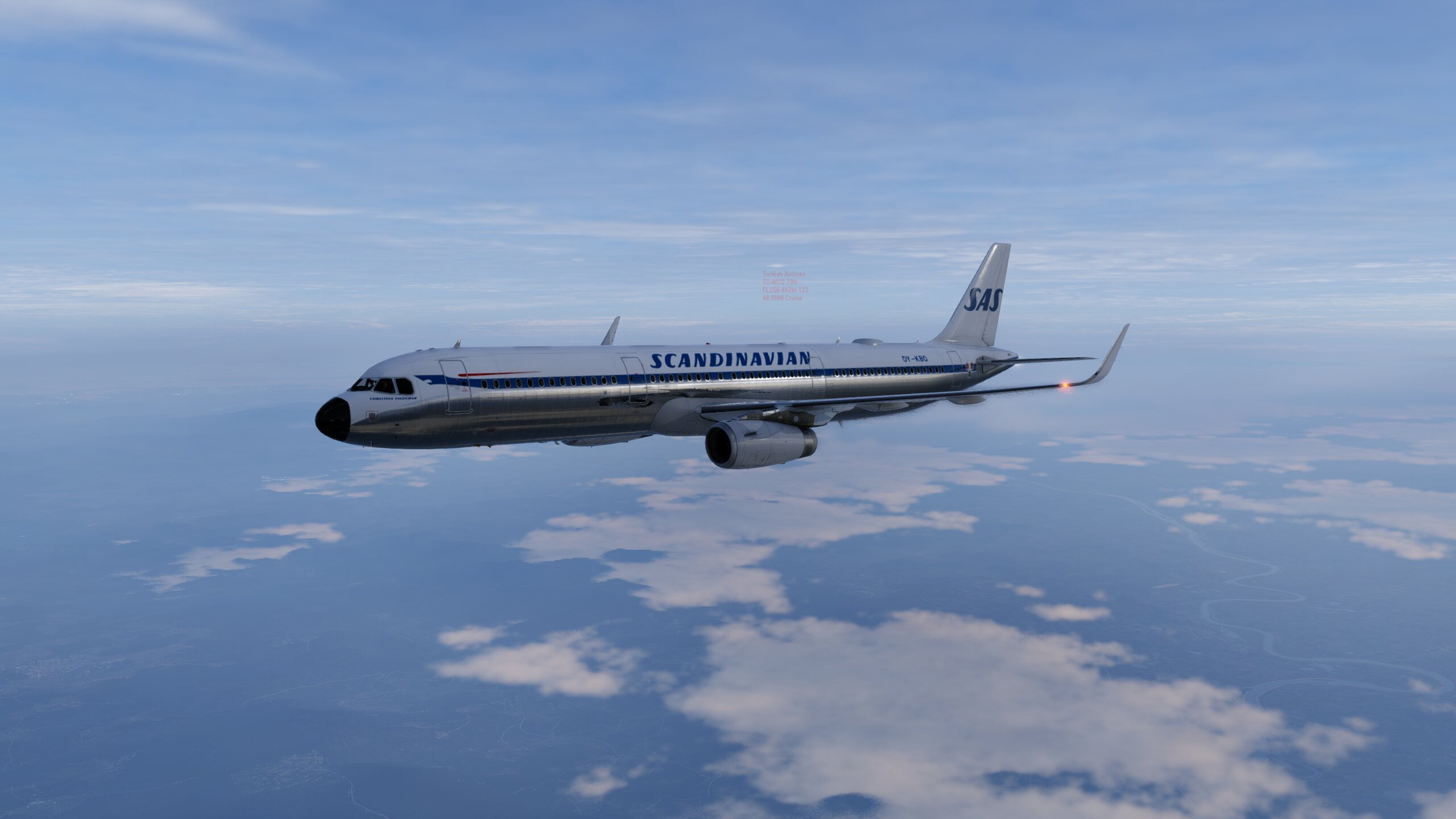 2560x1440 Scandinavian Airlines Retro Livery Toliss A321 A321 Plane.Org Forum