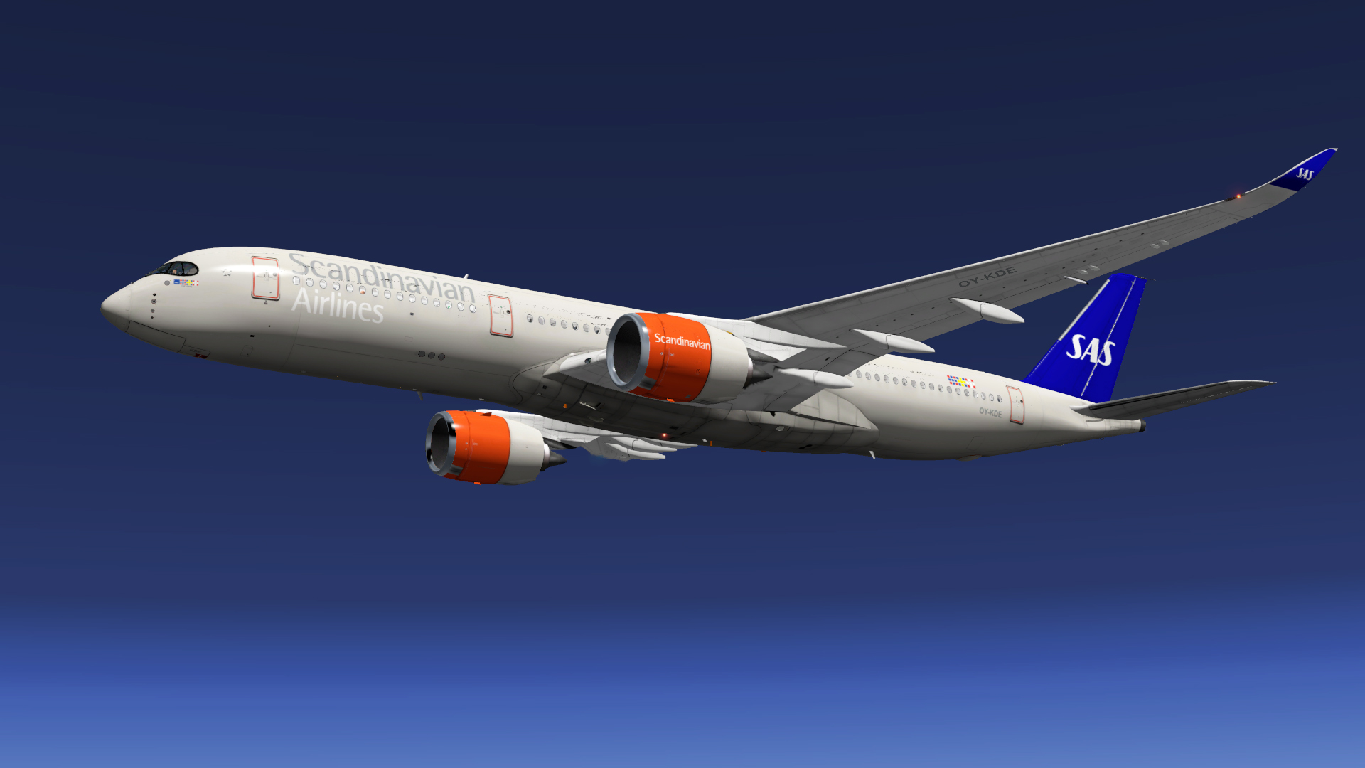 1920x1080 Scandinavian Airlines Airbus A350 900 Skins Plane.Org Forum