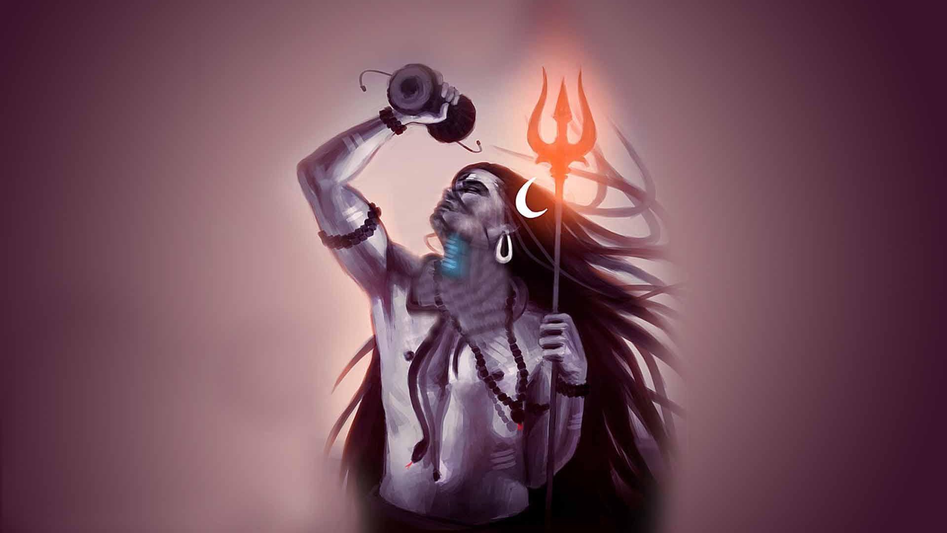 1920x1080 Mighty God Lord Shiva HD Mahadev Wallpaper