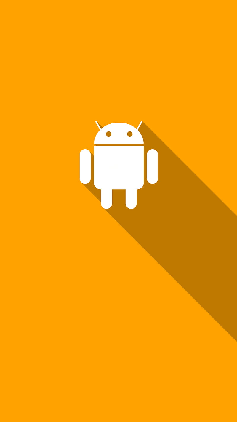 800x1422 Android Yellow, logo, robot, HD phone wallpaper
