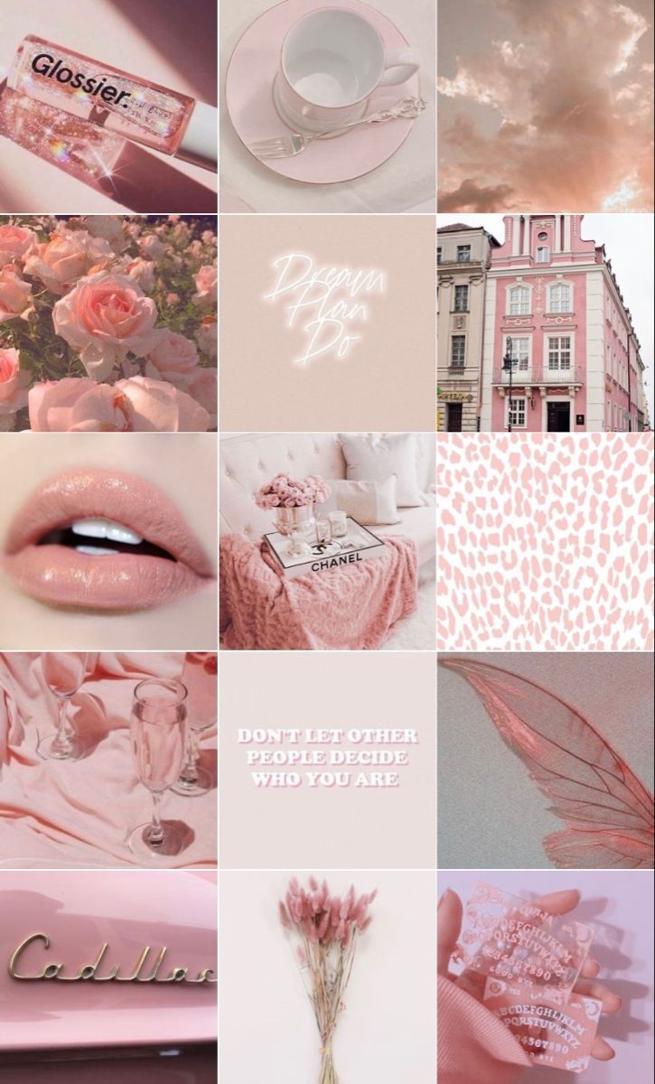 725x1200 Light pink aesthetic wallpaper mood vision board