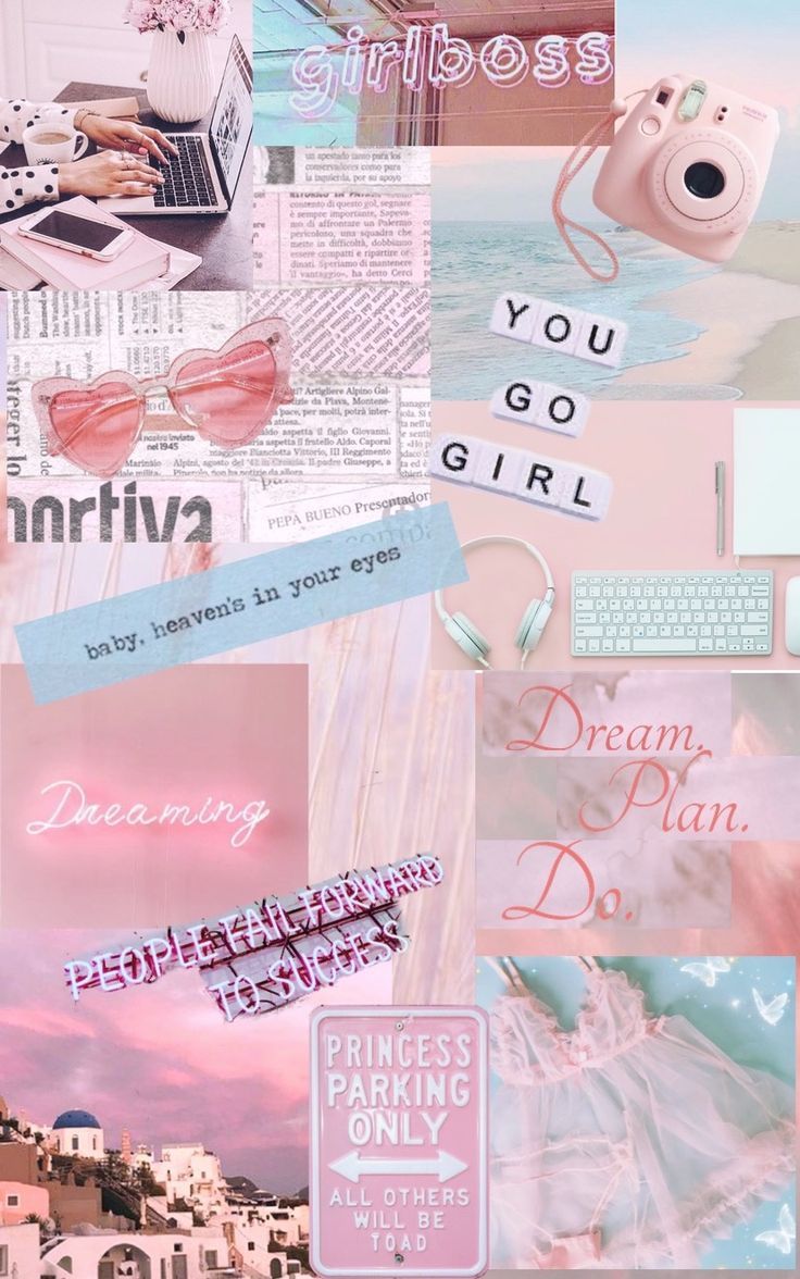 736x1176 Mood Board #girlboss #moodboard #pastelpink. Pastel vision board design, Pastel mood board aesthetic, Pink background