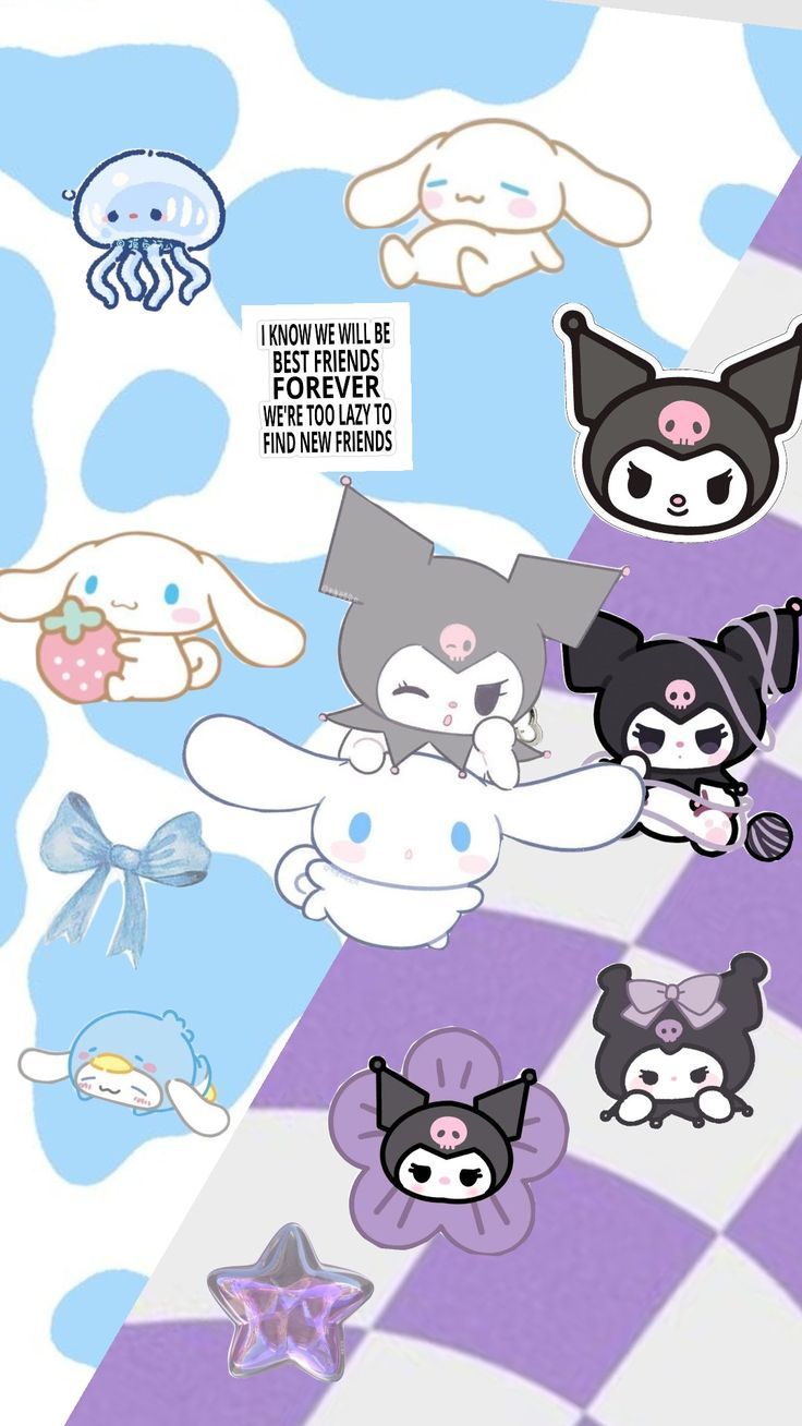 736x1308 kuromi #cinnamoroll #bestfriend