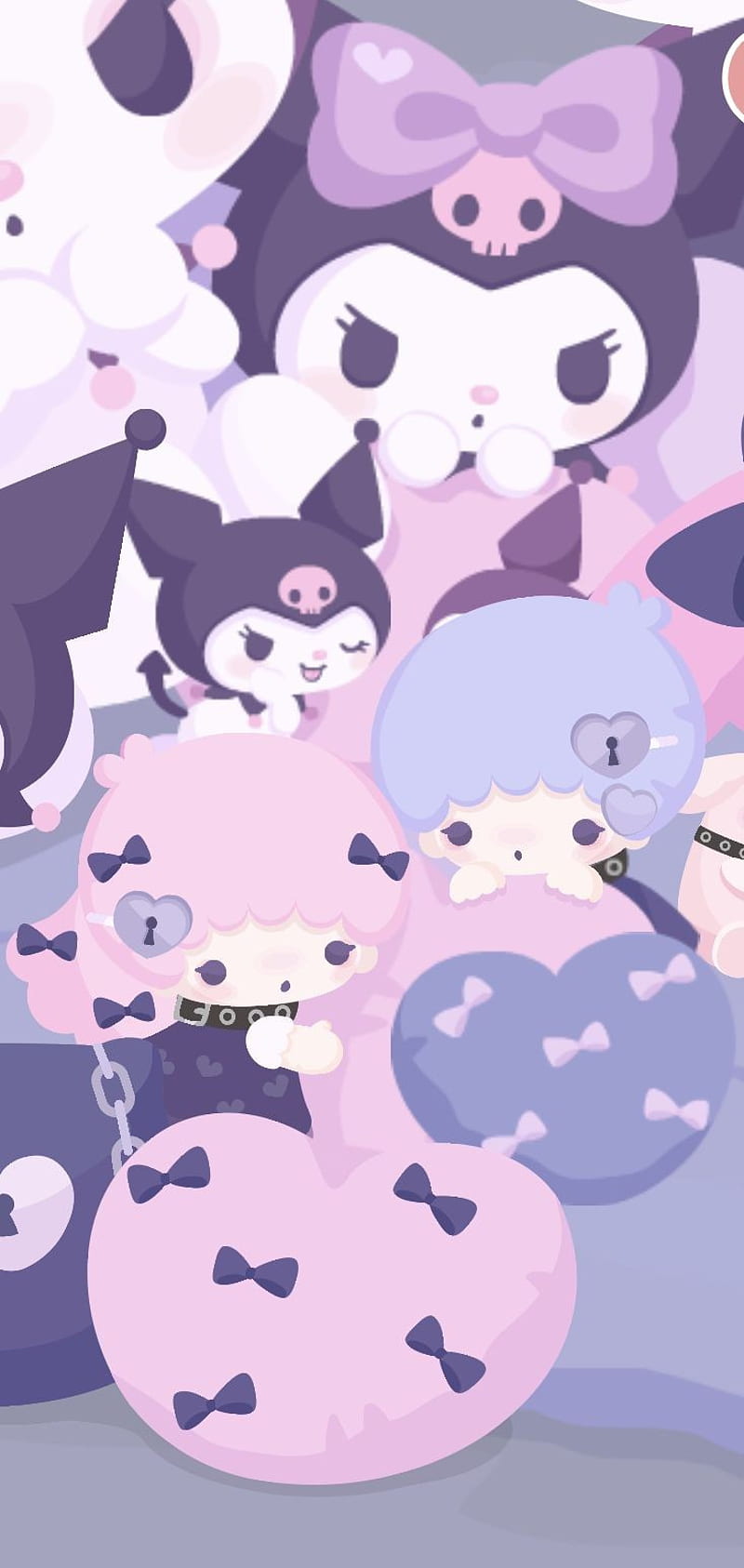 800x1686 5760x1080px, 5K free download. Kuromi, Sanrio, my melody, HD phone wallpaper