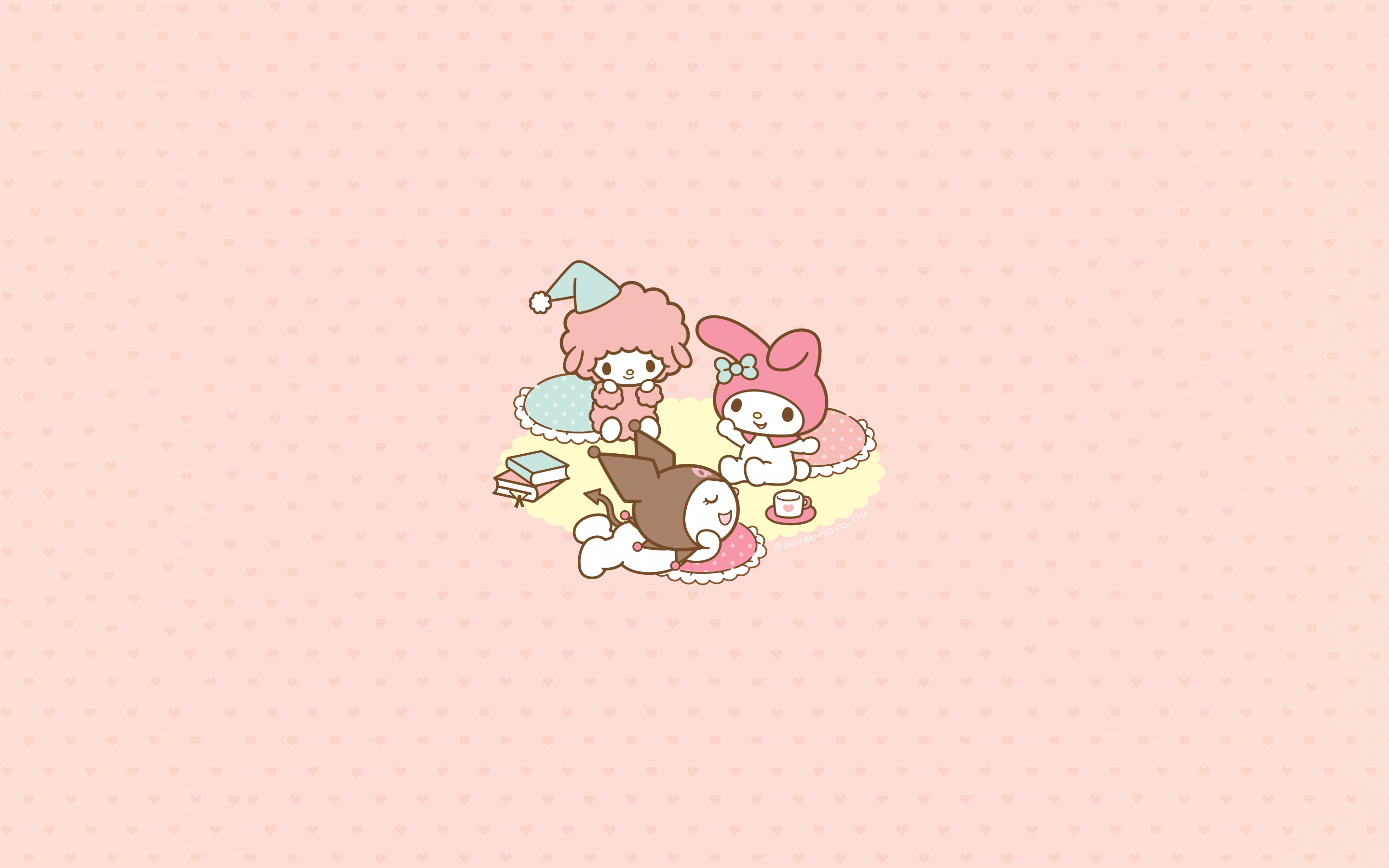 2880x1800 My Melody Wallpaper 4K, Kuromi, My Sweet Piano