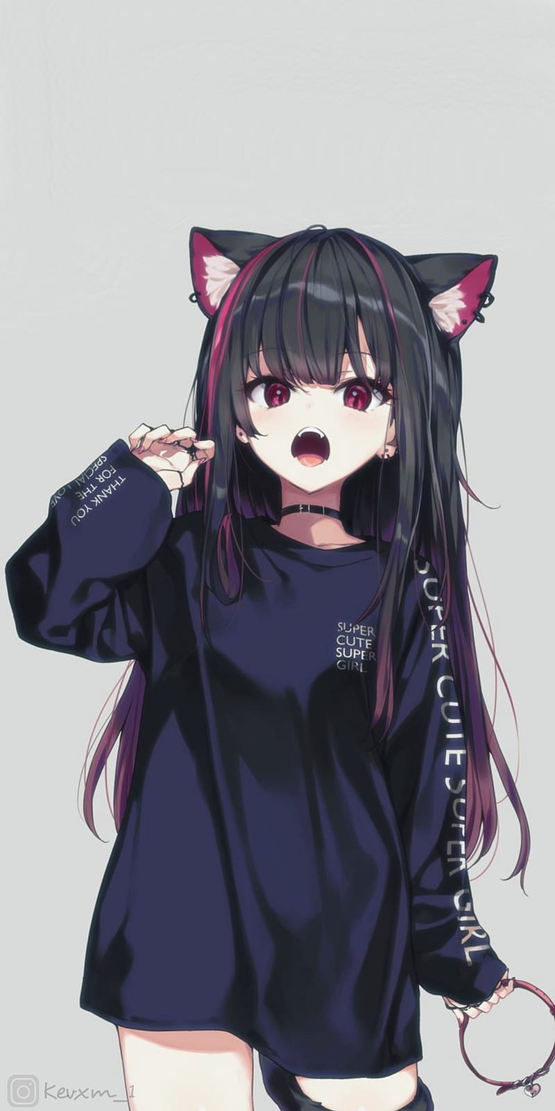 800x1600 HD uwu girl wallpaper