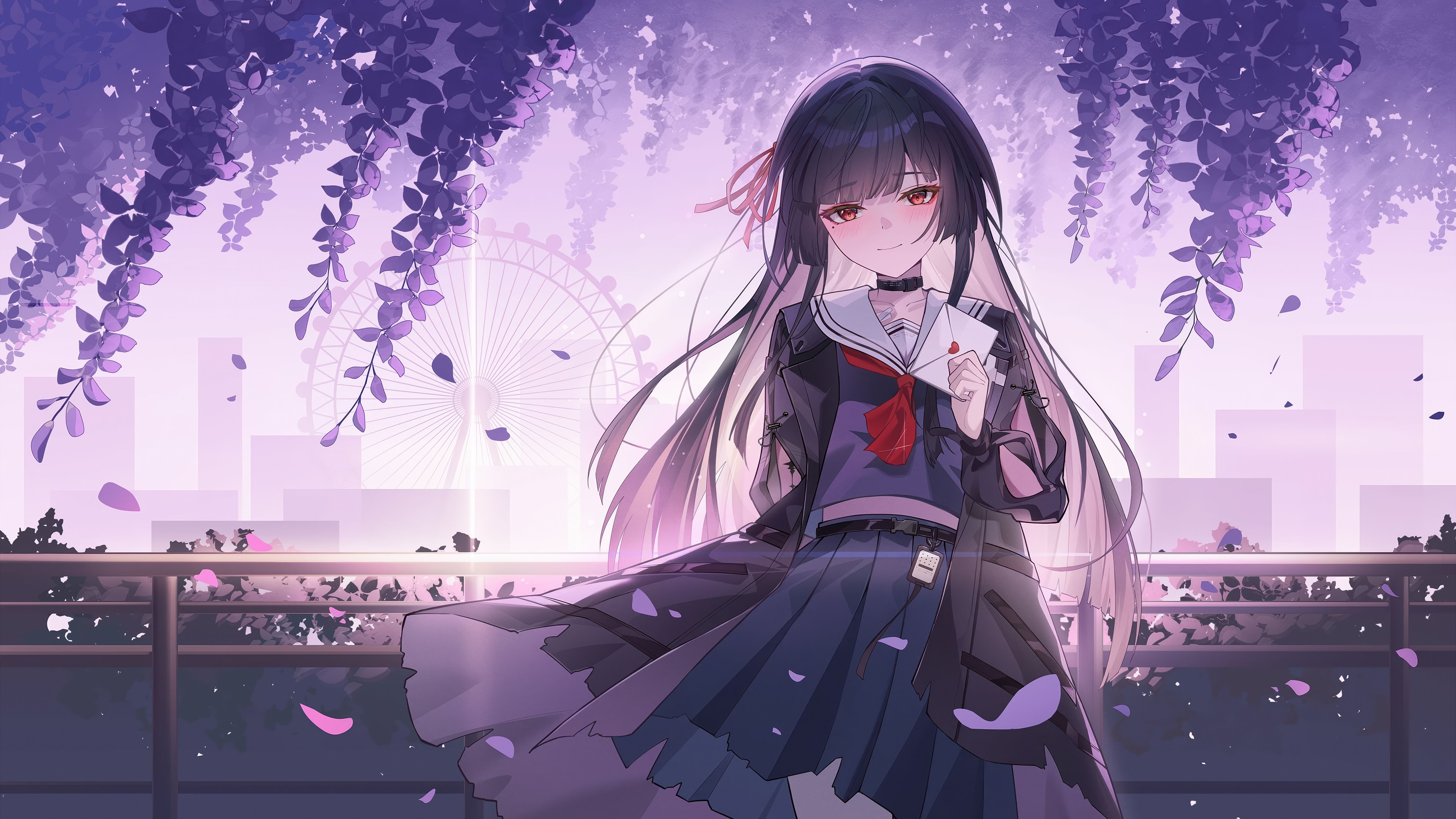 5120x2880 4K UHD Waifu Anime girls Wallpaper