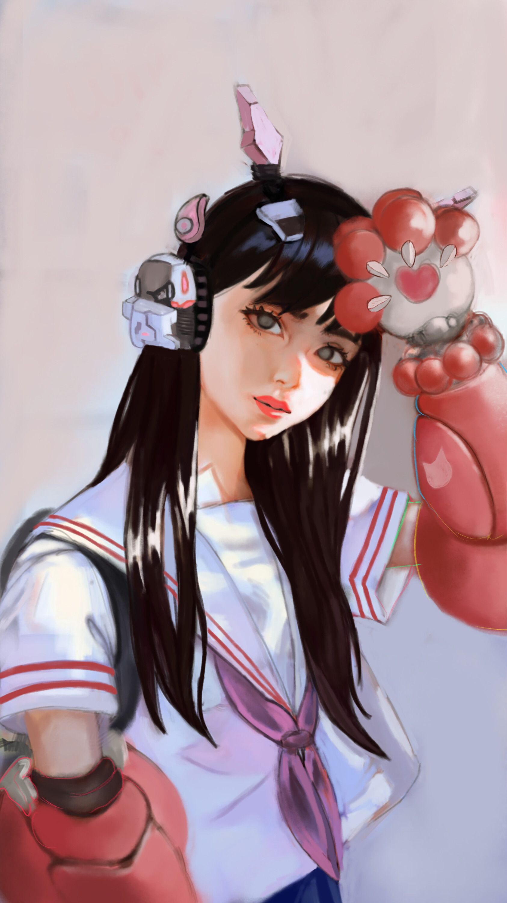 1686x3000 gamer girl uwu