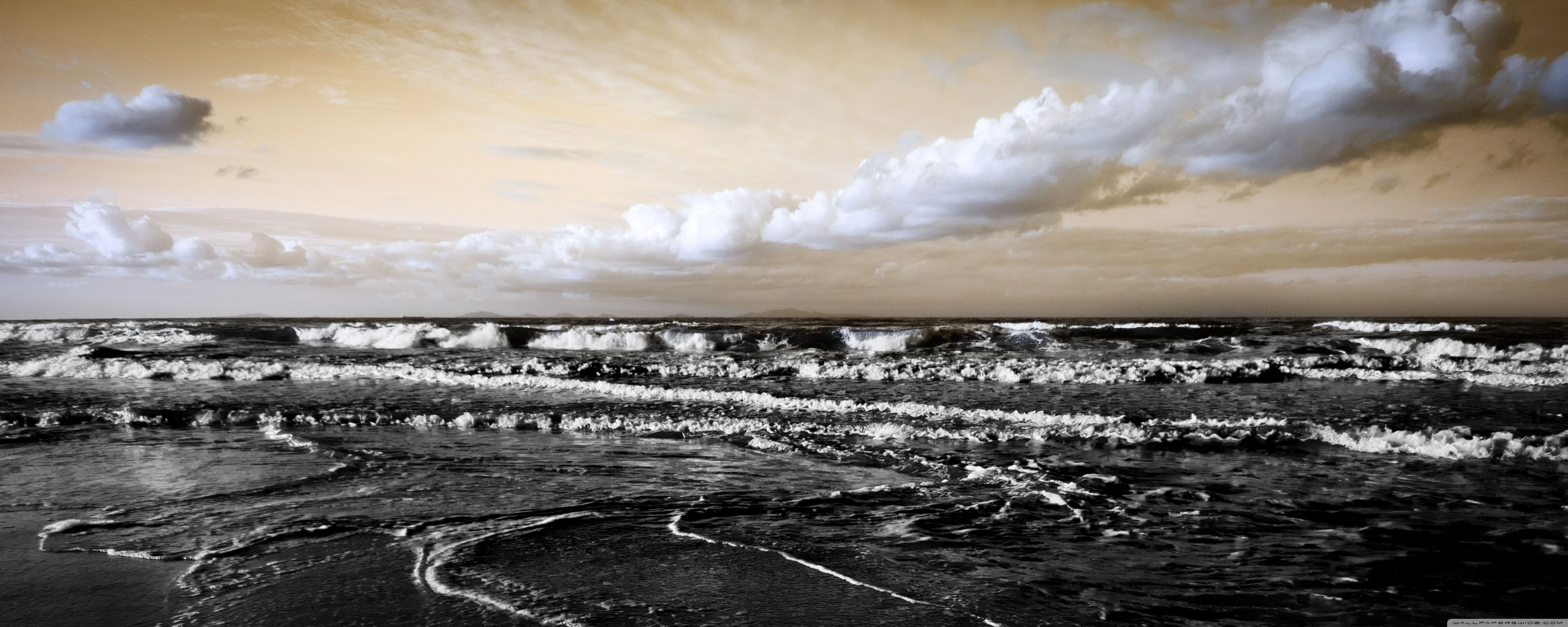 5120x2048 Dark Waves 4K UHD Wallpaper for UltraHD Desktop and TV : Widescreen and UltraWide Display : Dual Monitor : Smartphone and Tablet Devices